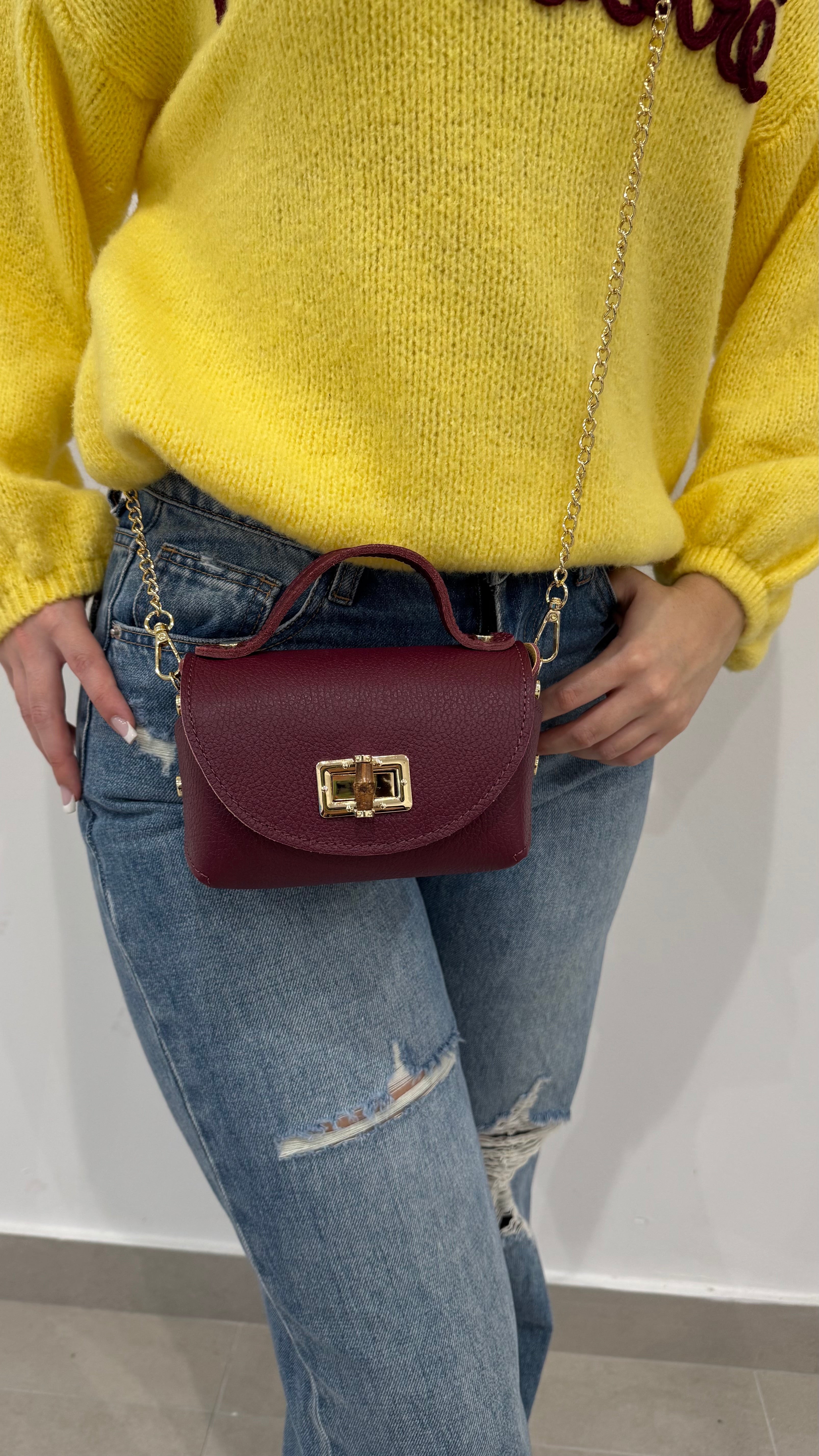 Mini Bag Pelle