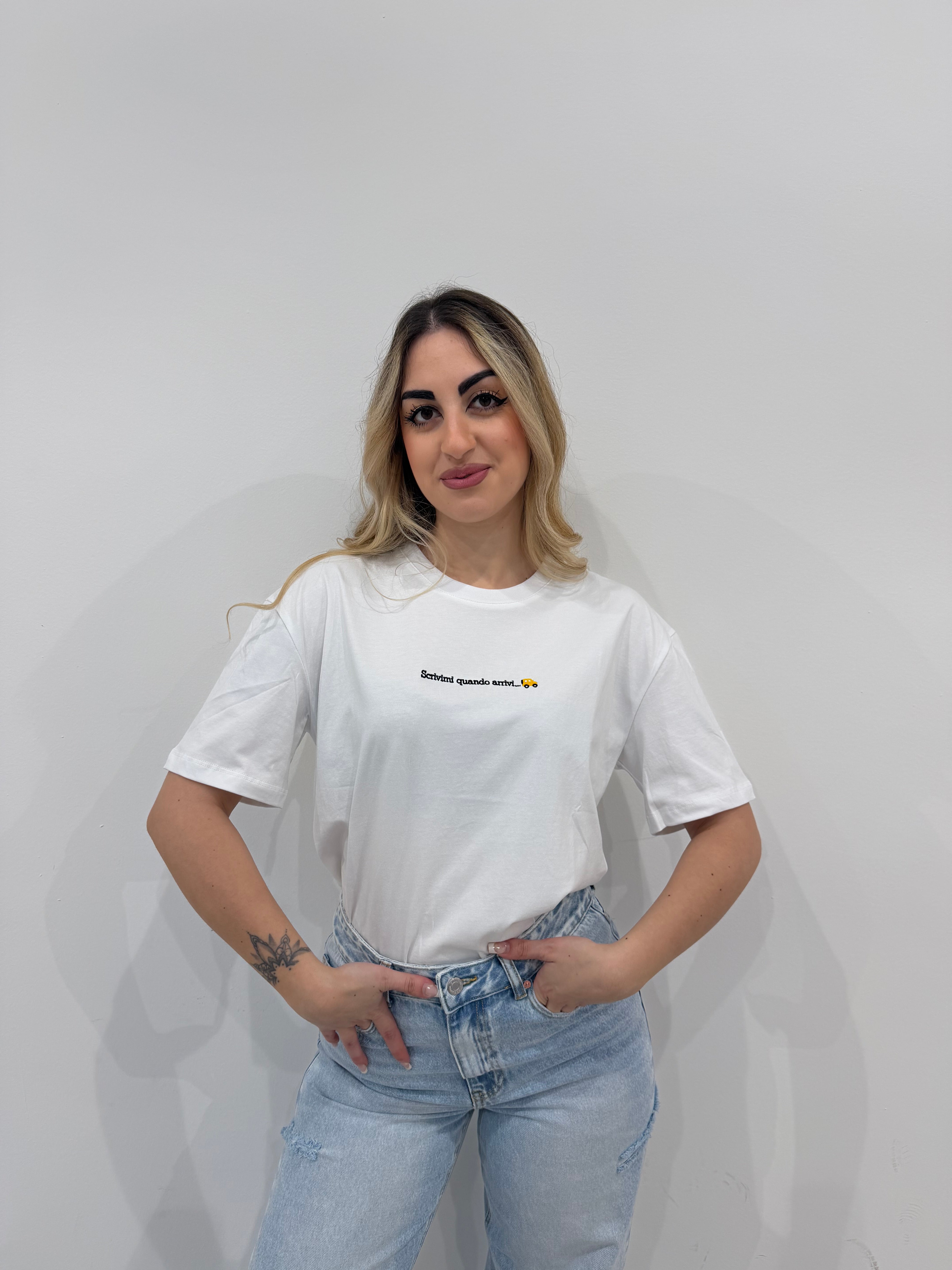 T-shirt Scrivimi quando arrivi ld5189