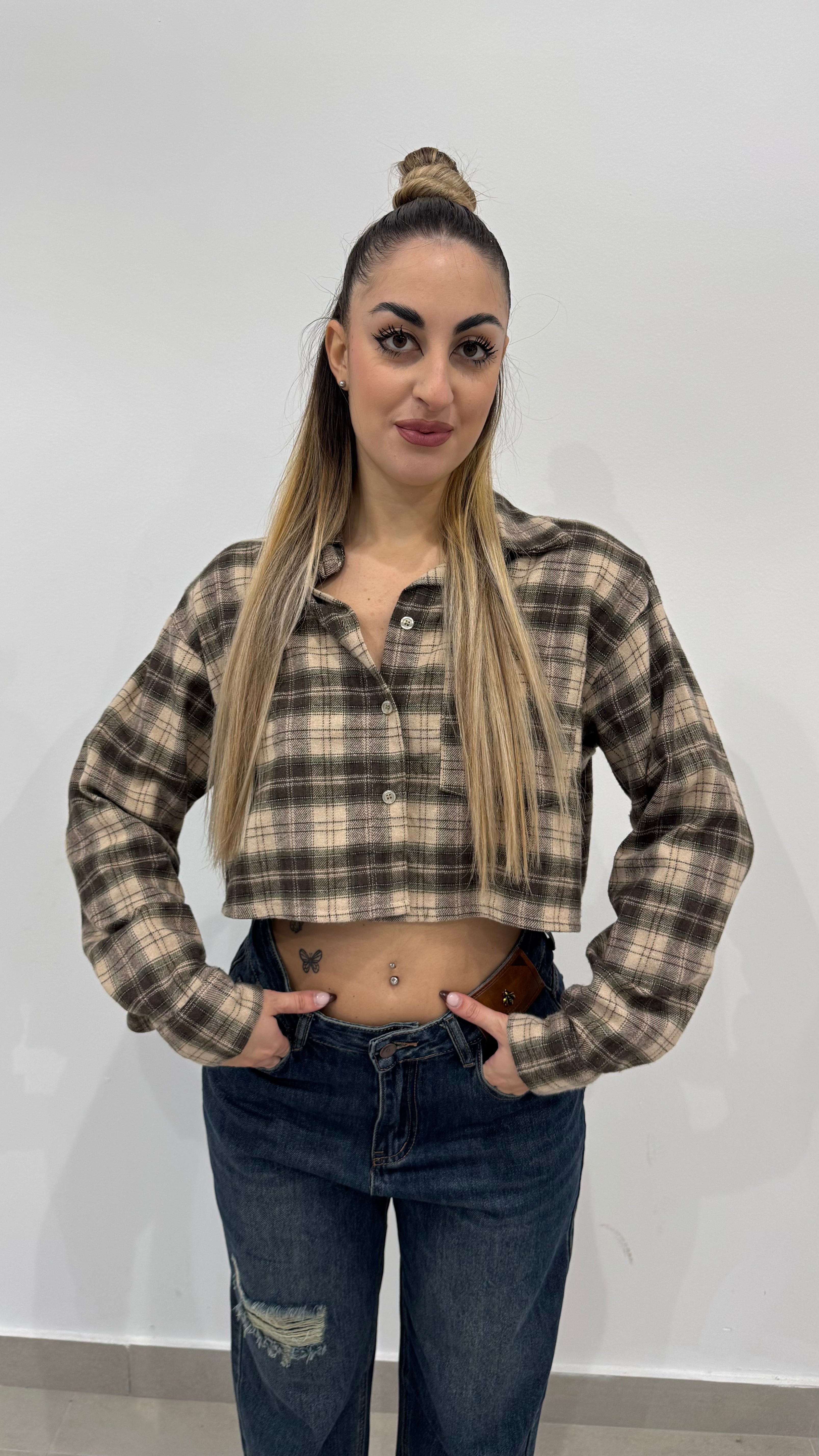 Camicia Crop Iride 25735