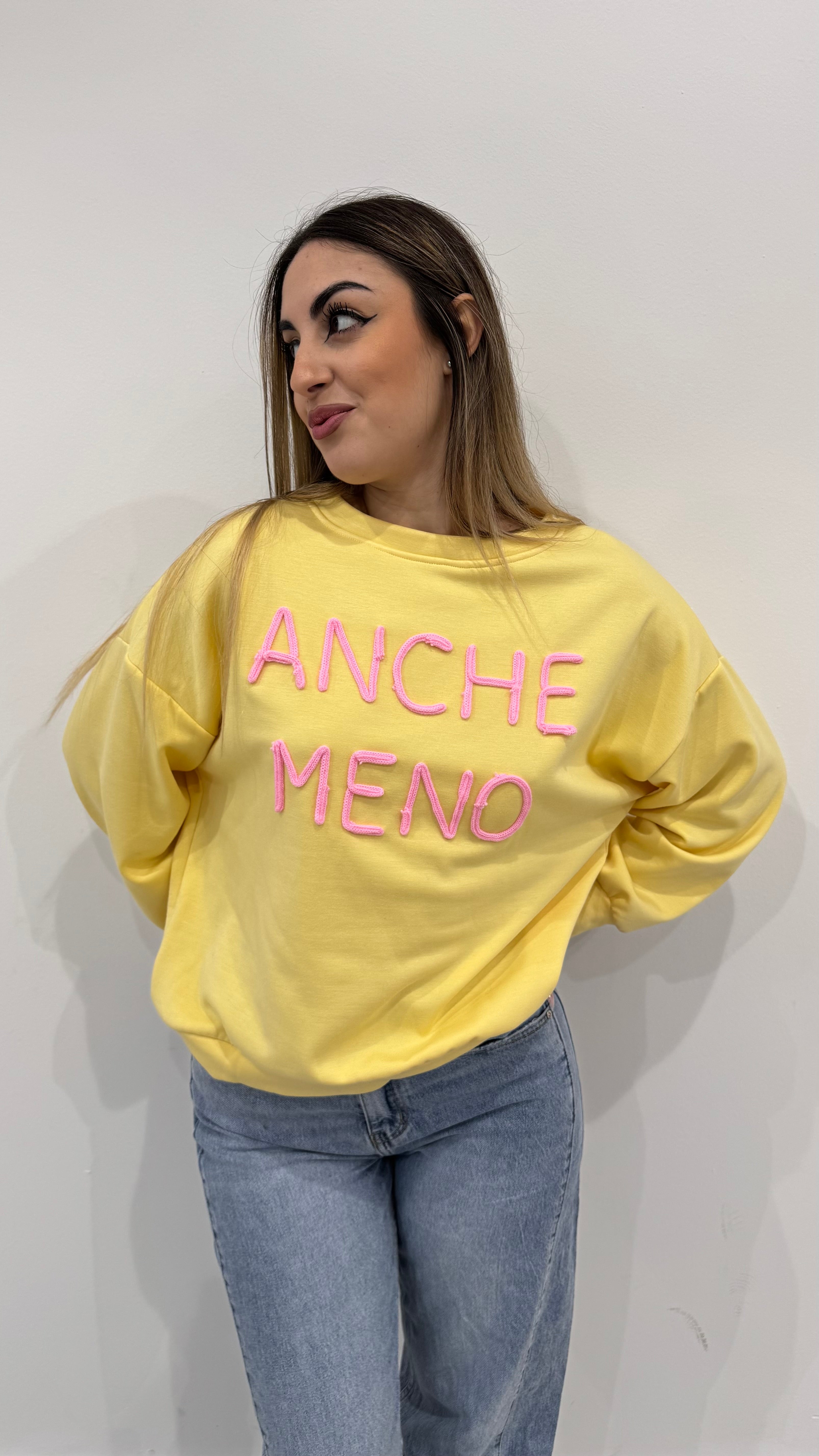 Felpa Anche Meno m6023