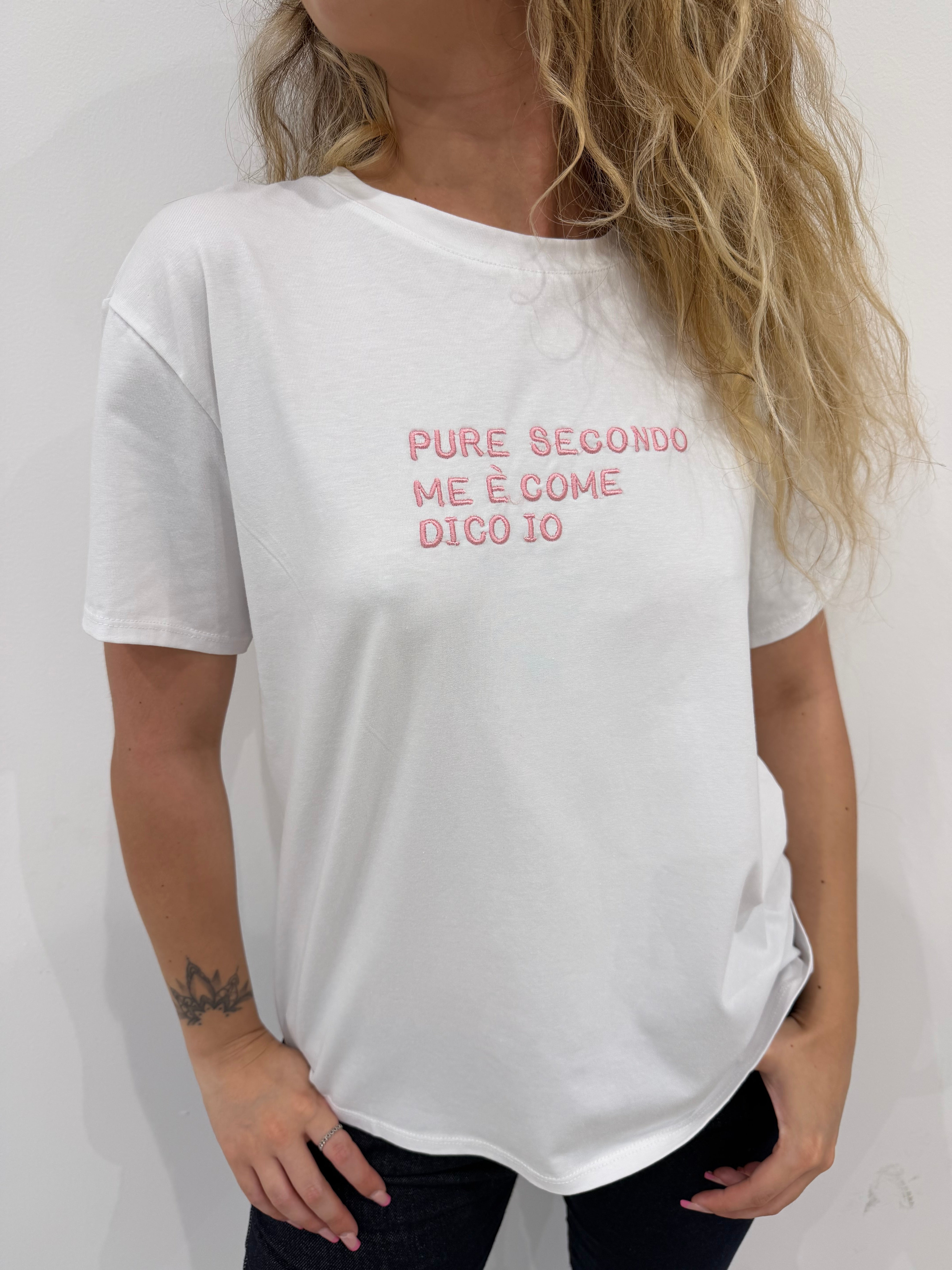 T-shirt Pure secondo me è come dico io c1000