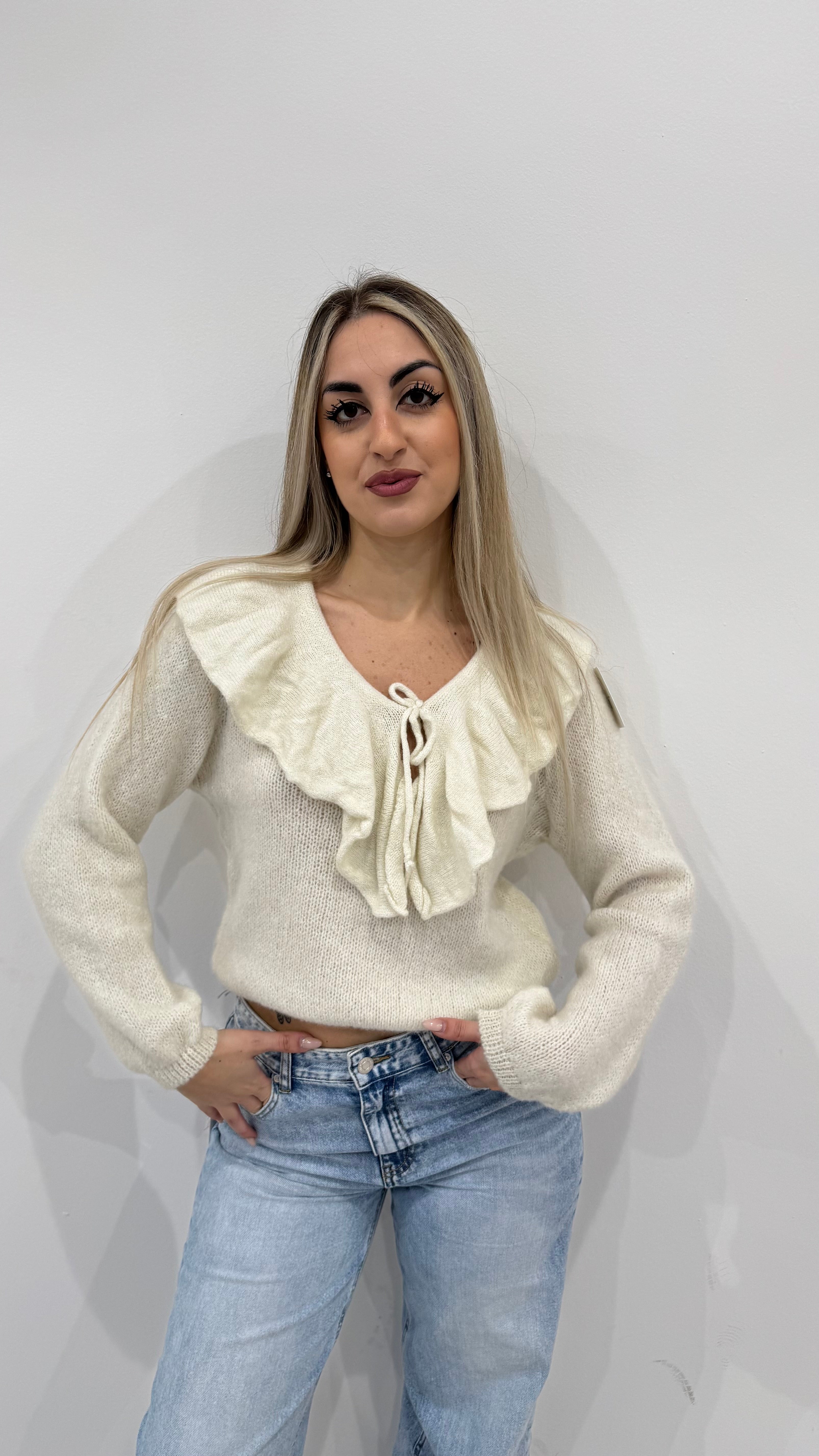 Maglioncino con voillant a2916