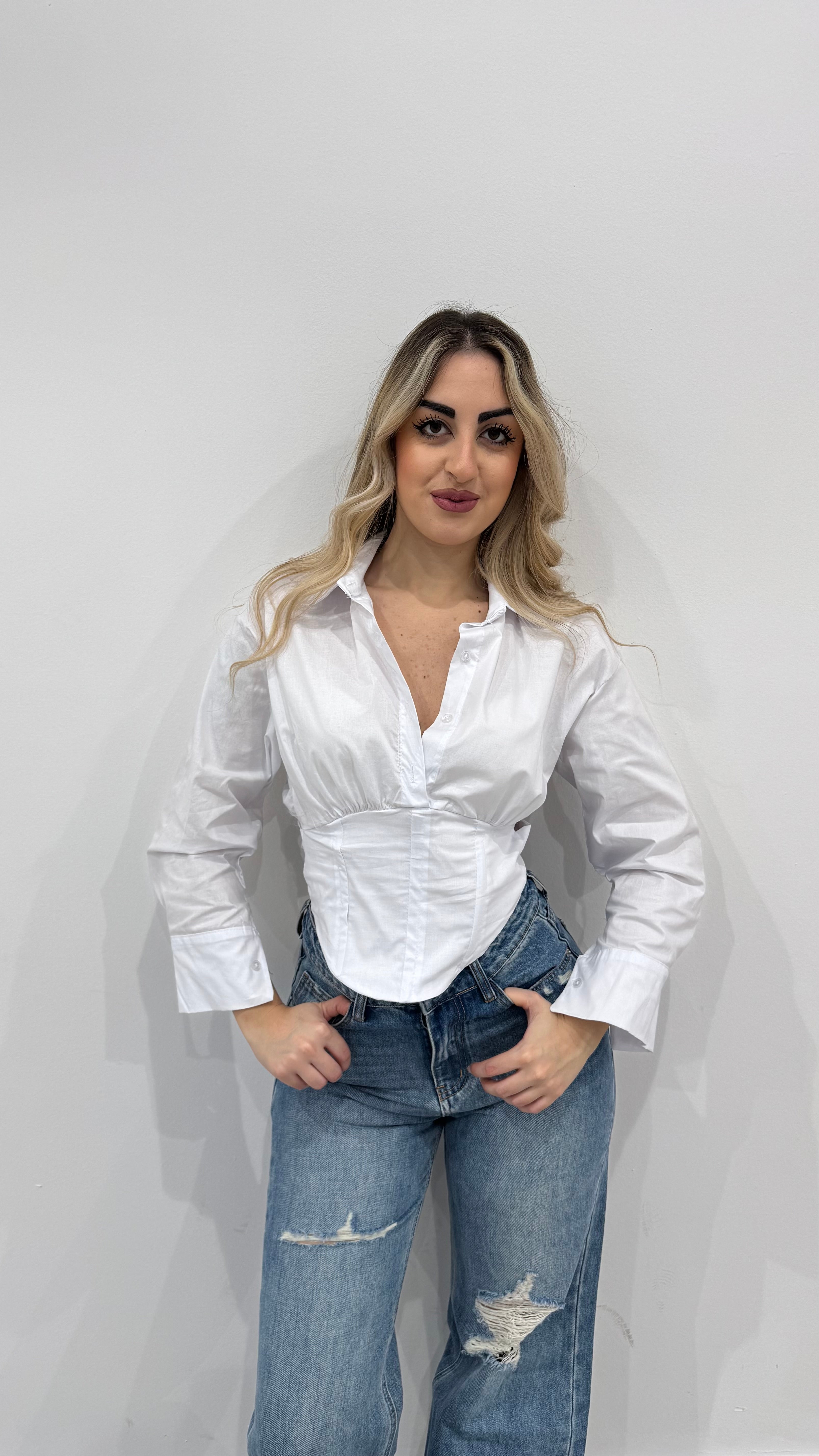 Camicia Betty Curvy nf9246-1