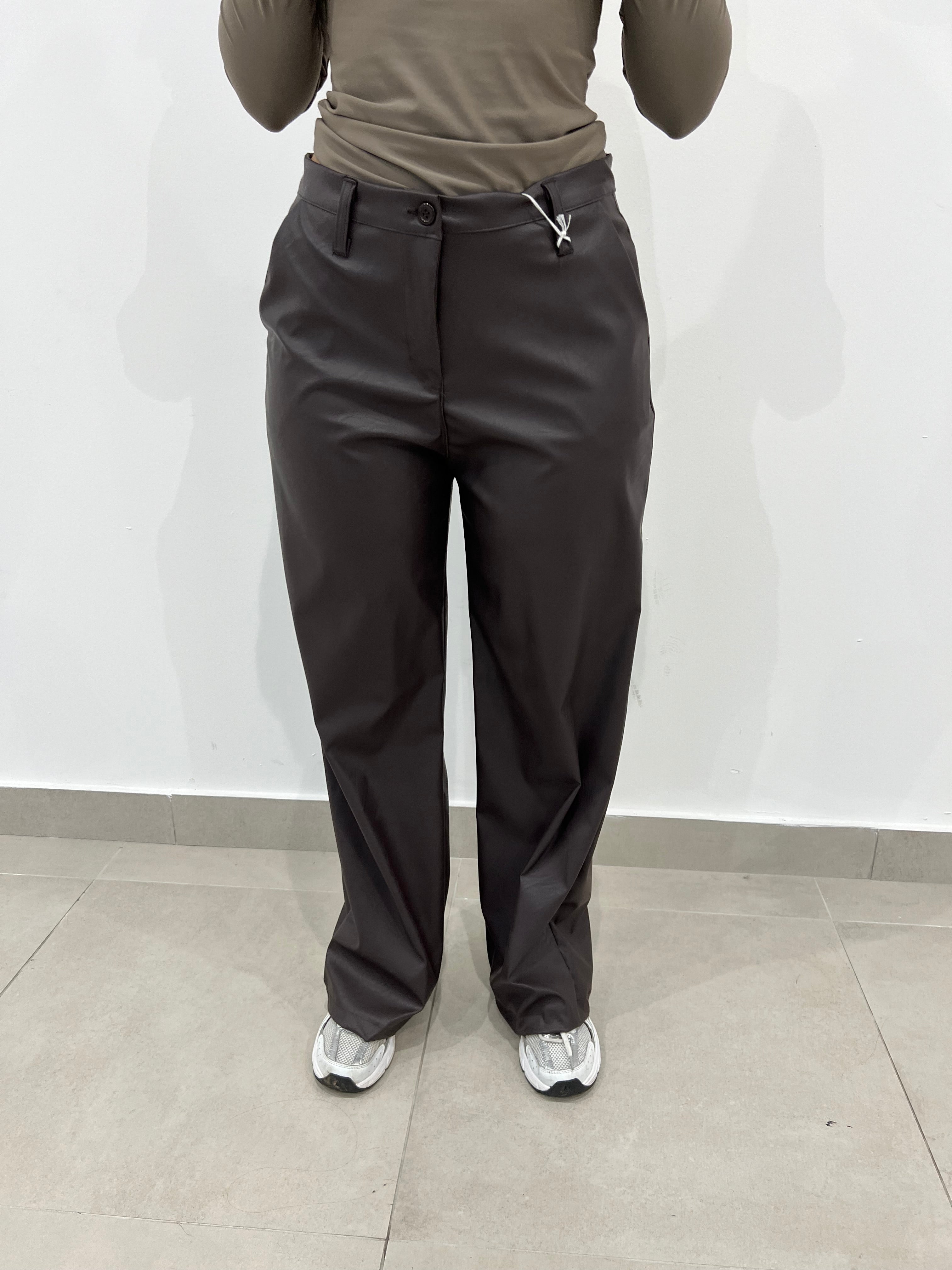 Pantalone in ecopelle m13375