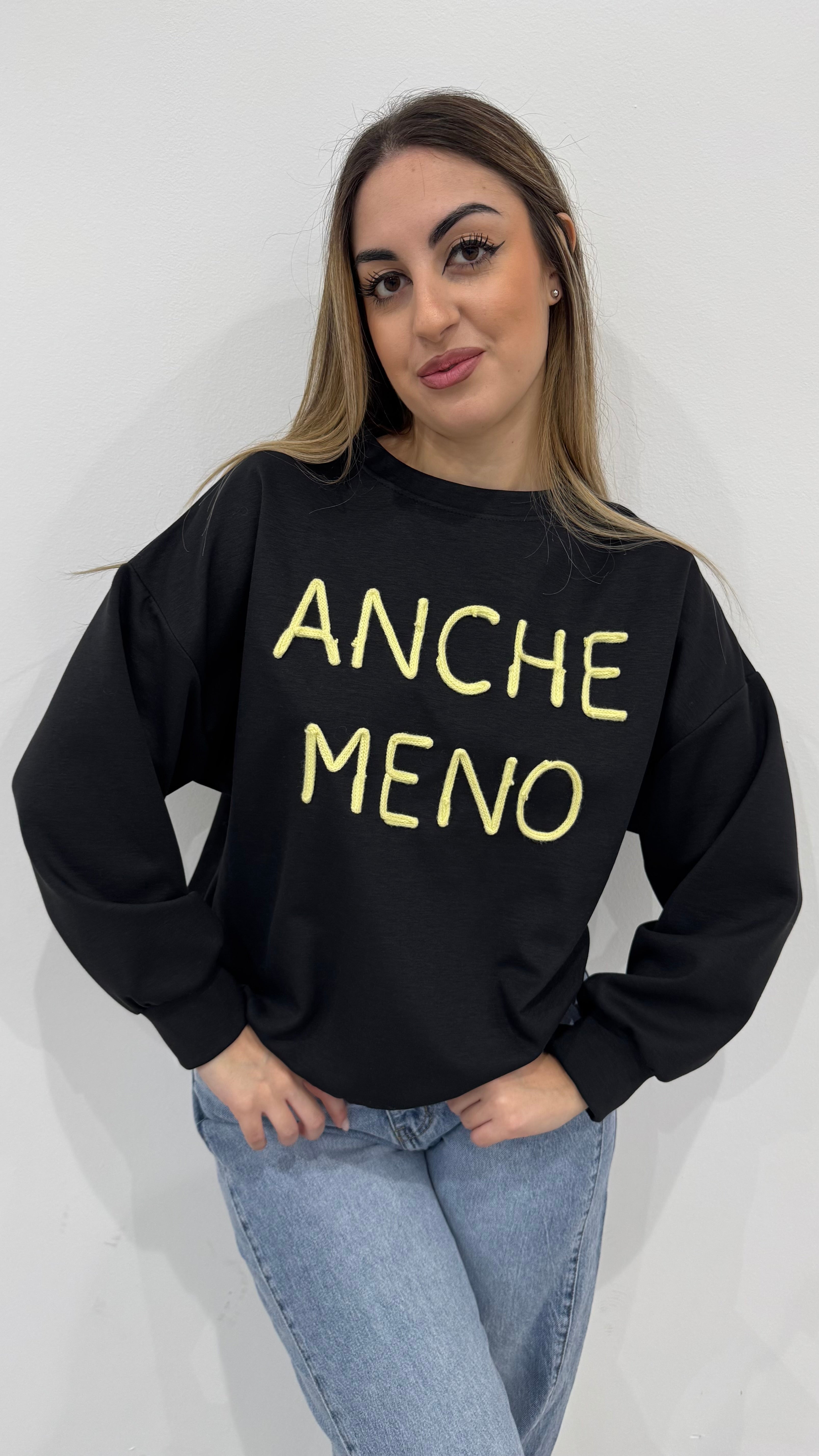 Felpa Anche Meno m6023
