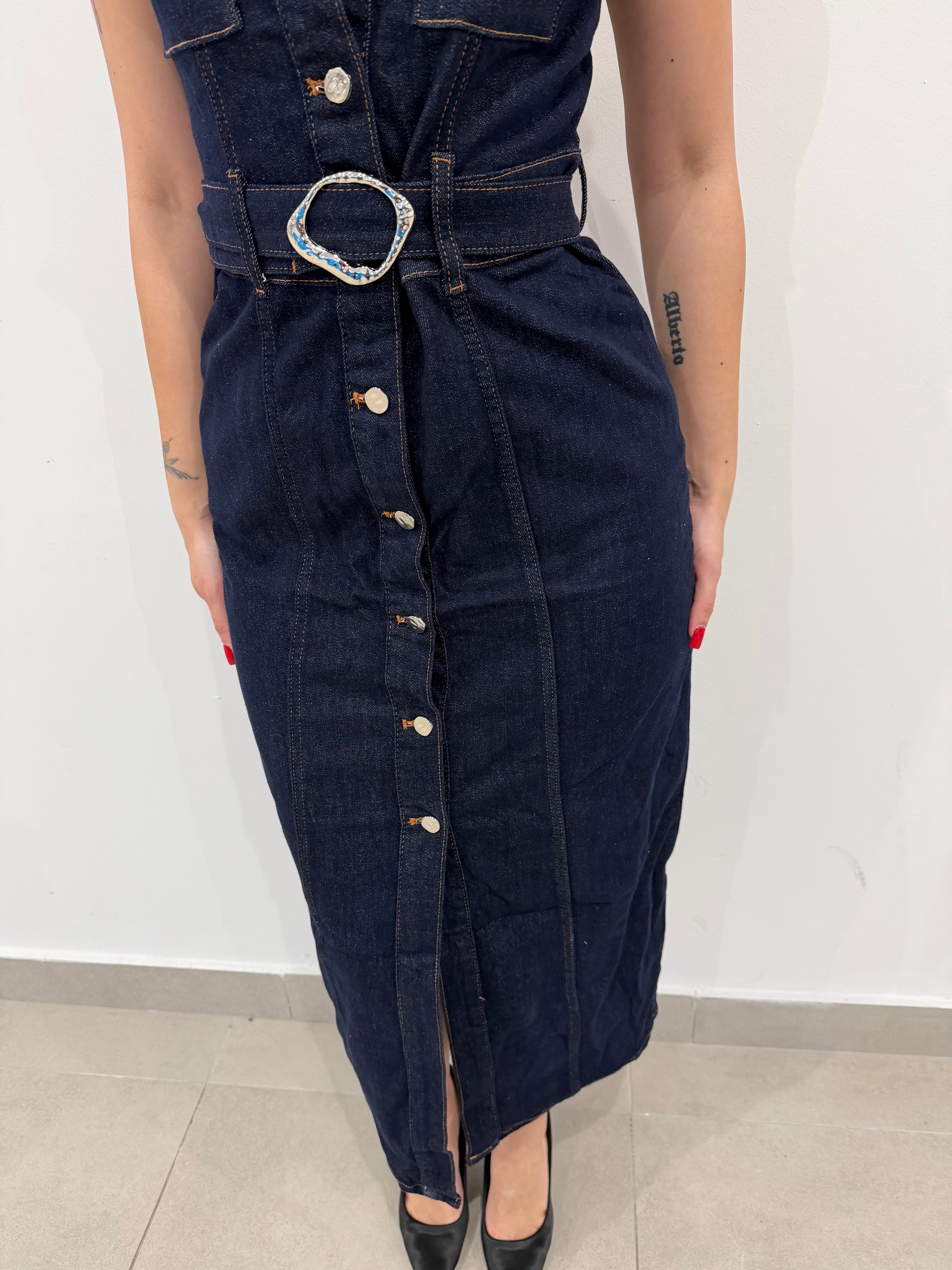Abito in denim k908