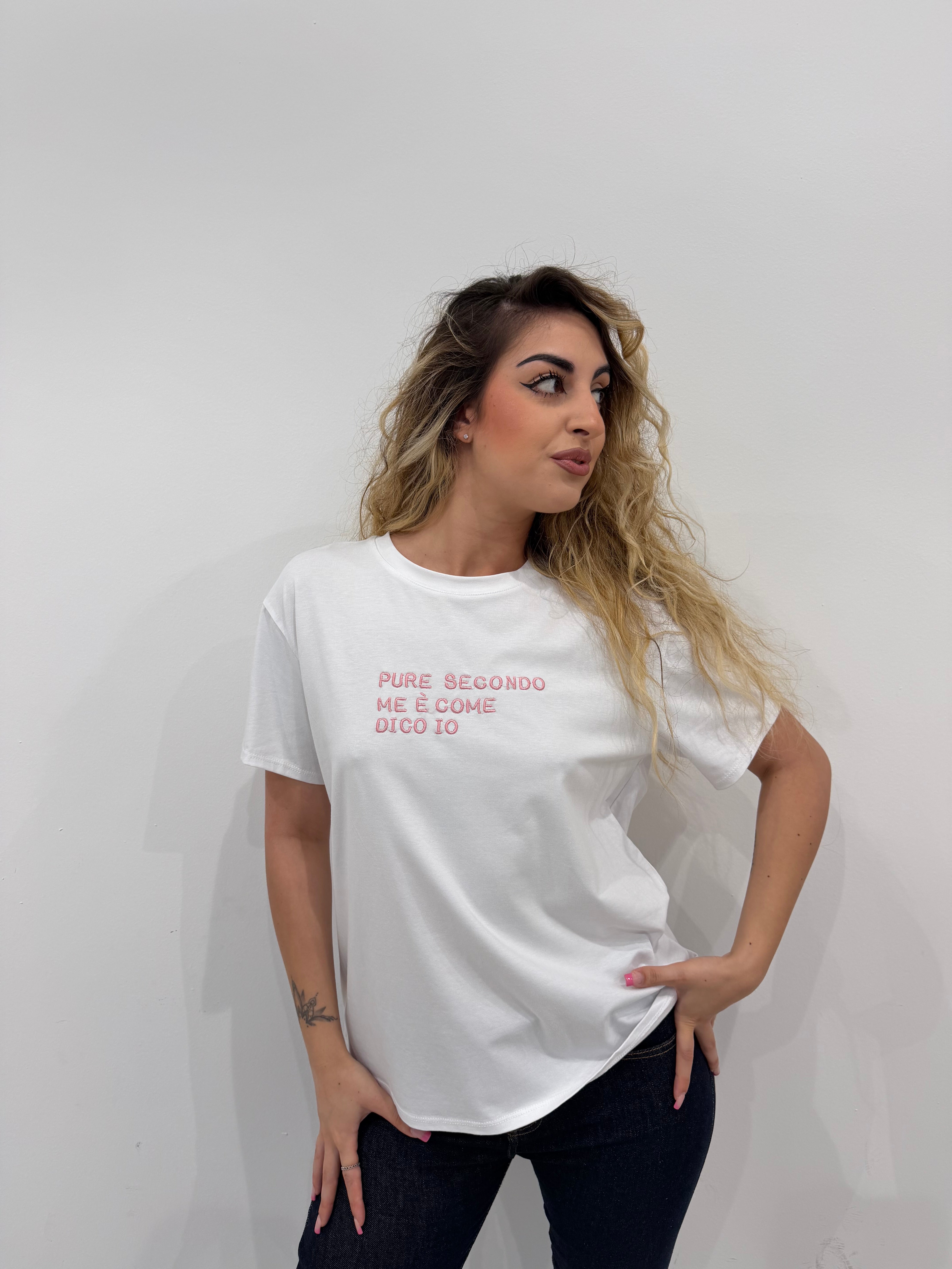 T-shirt Pure secondo me è come dico io c1000