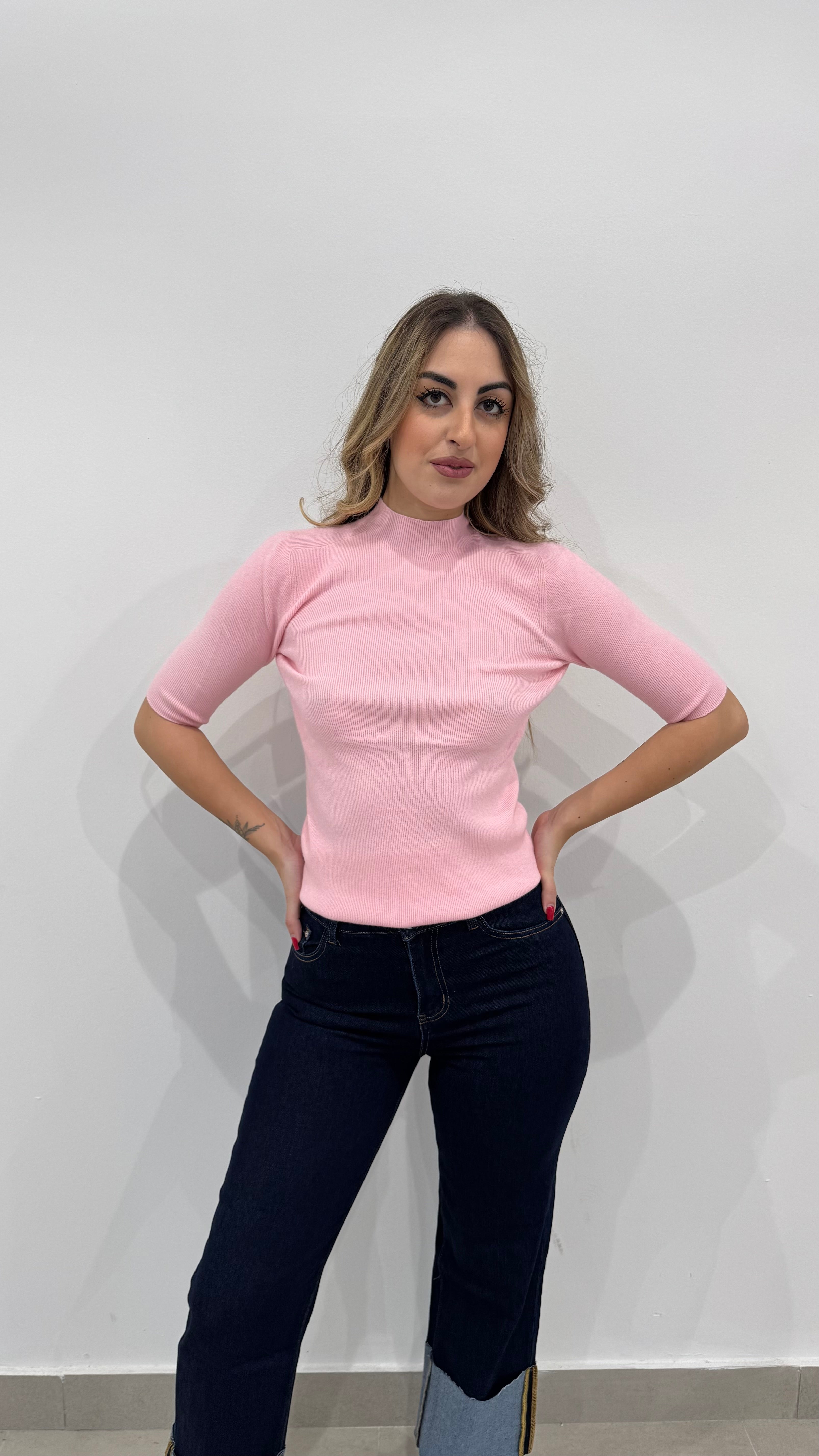 Maglia a costine 0036