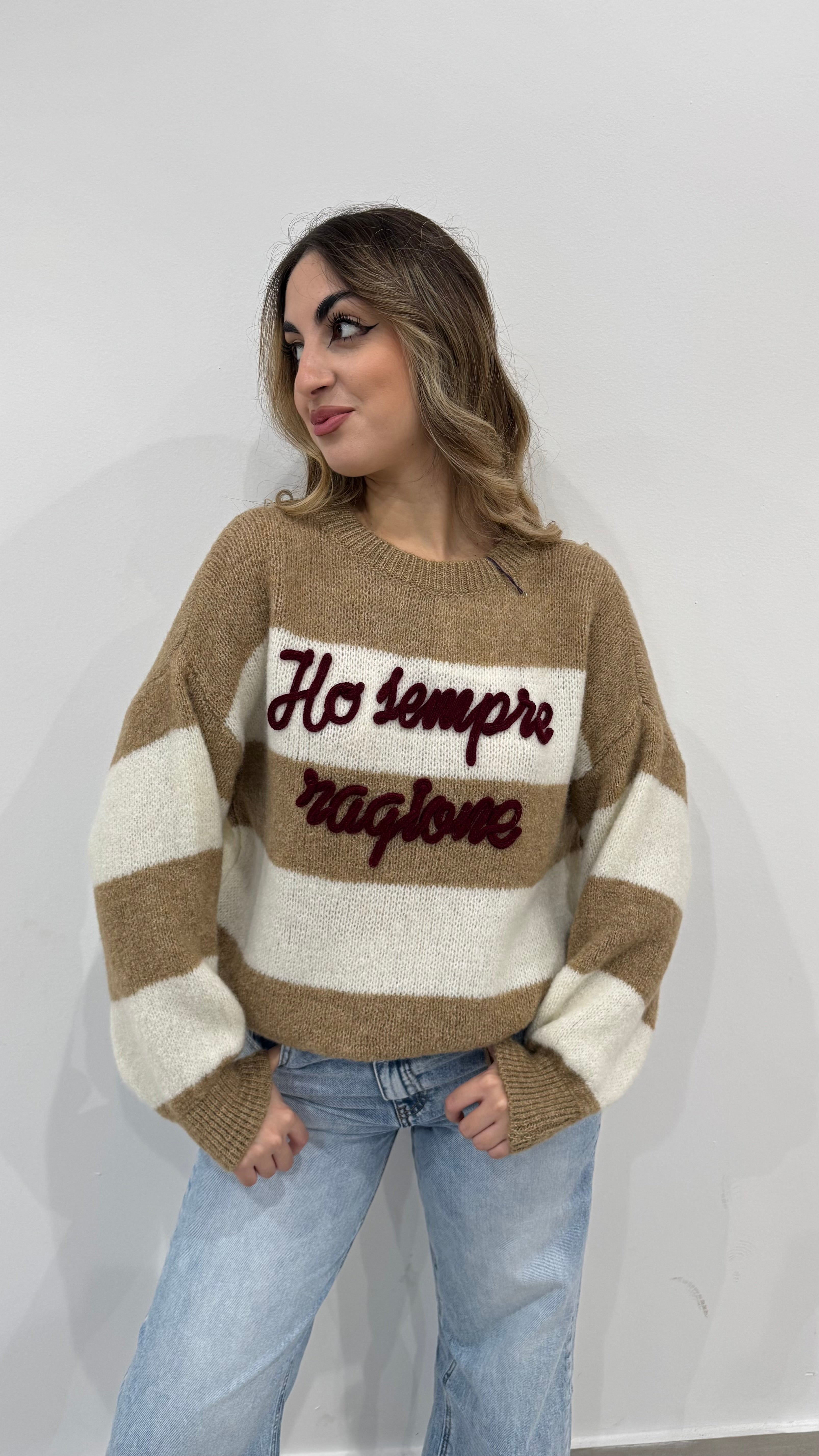 Maglioncino Ho sempre ragione a3130