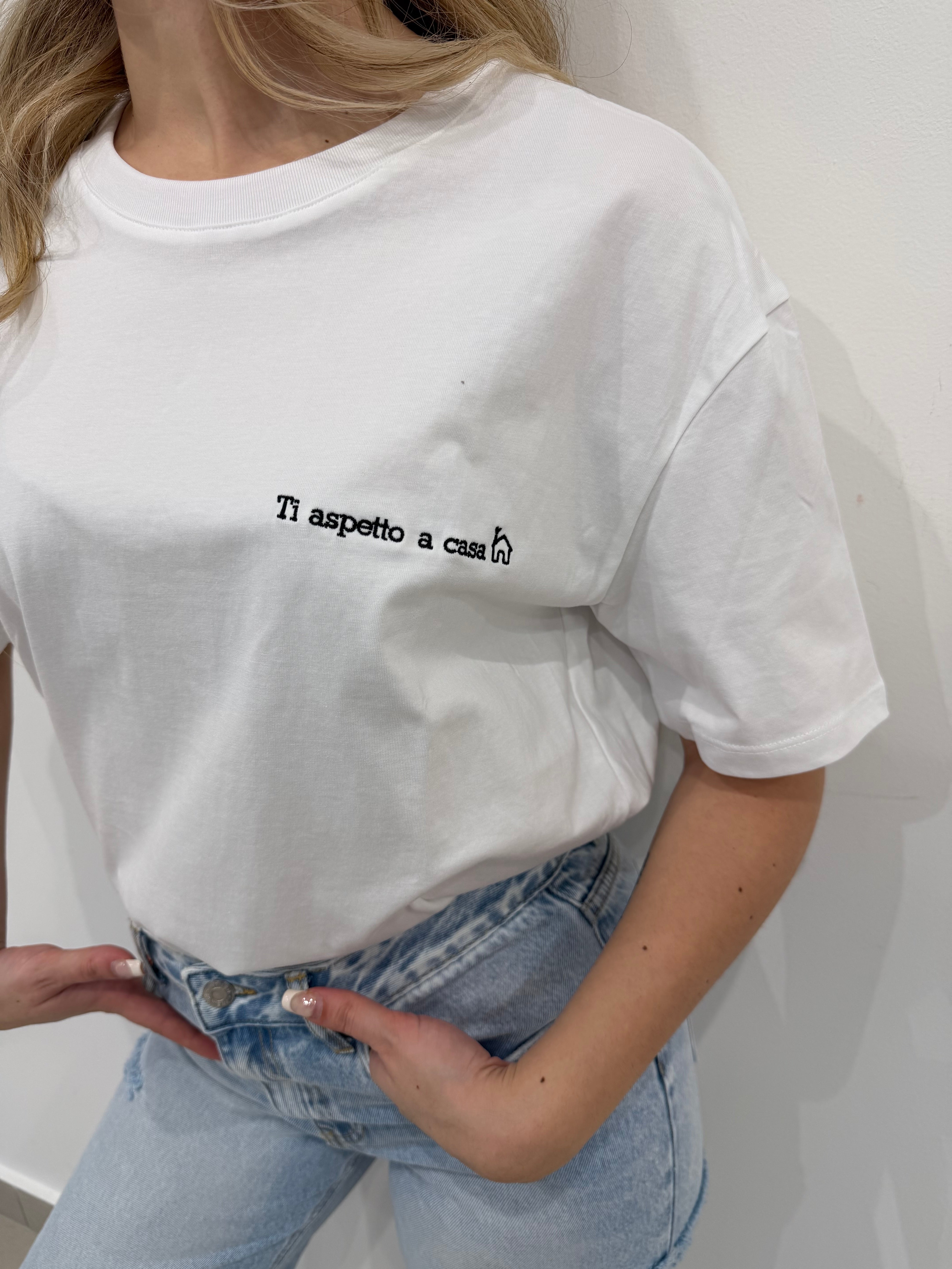 T-shirt Ti aspetto a casa