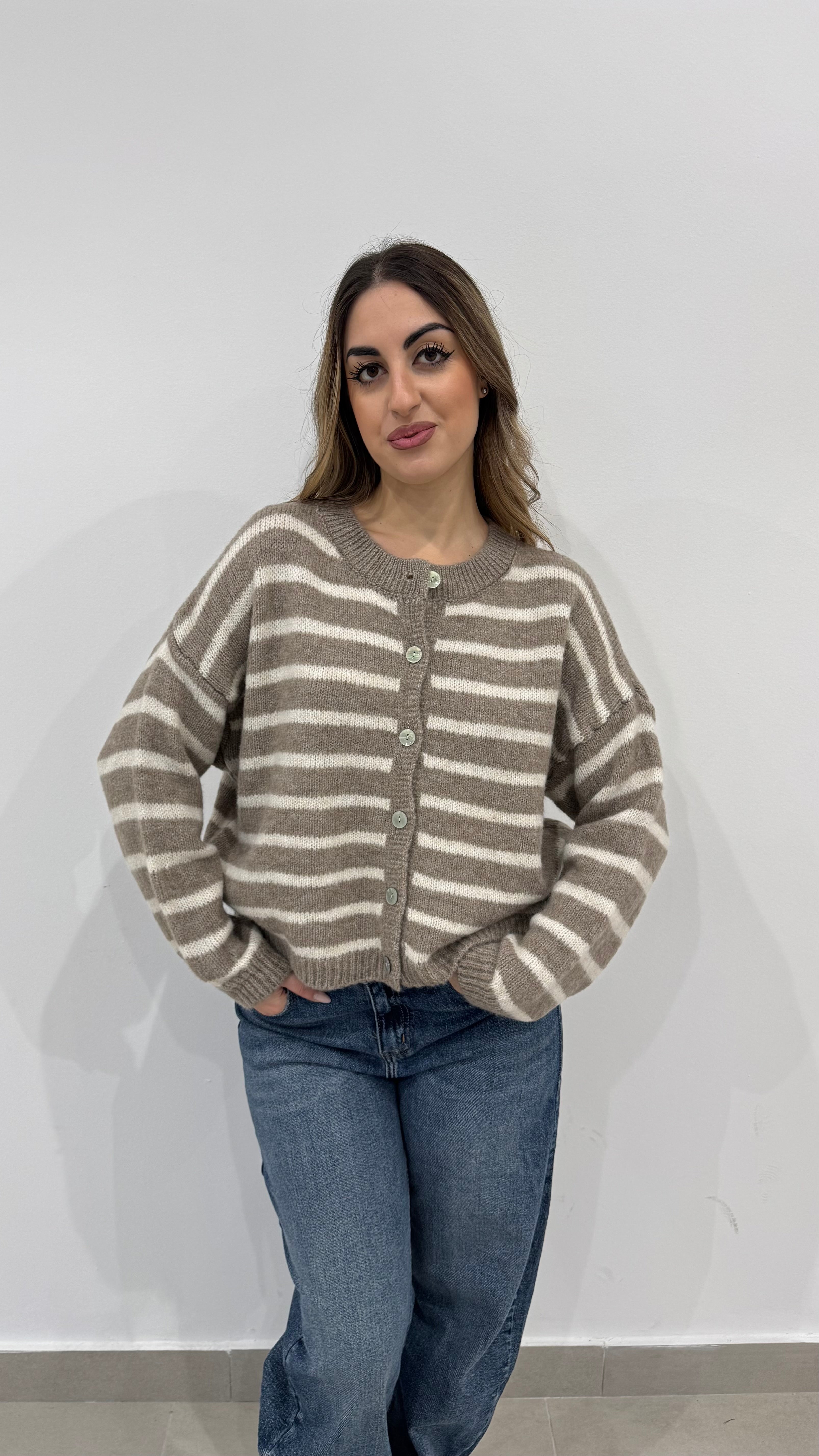 Cardigan Righe 3124