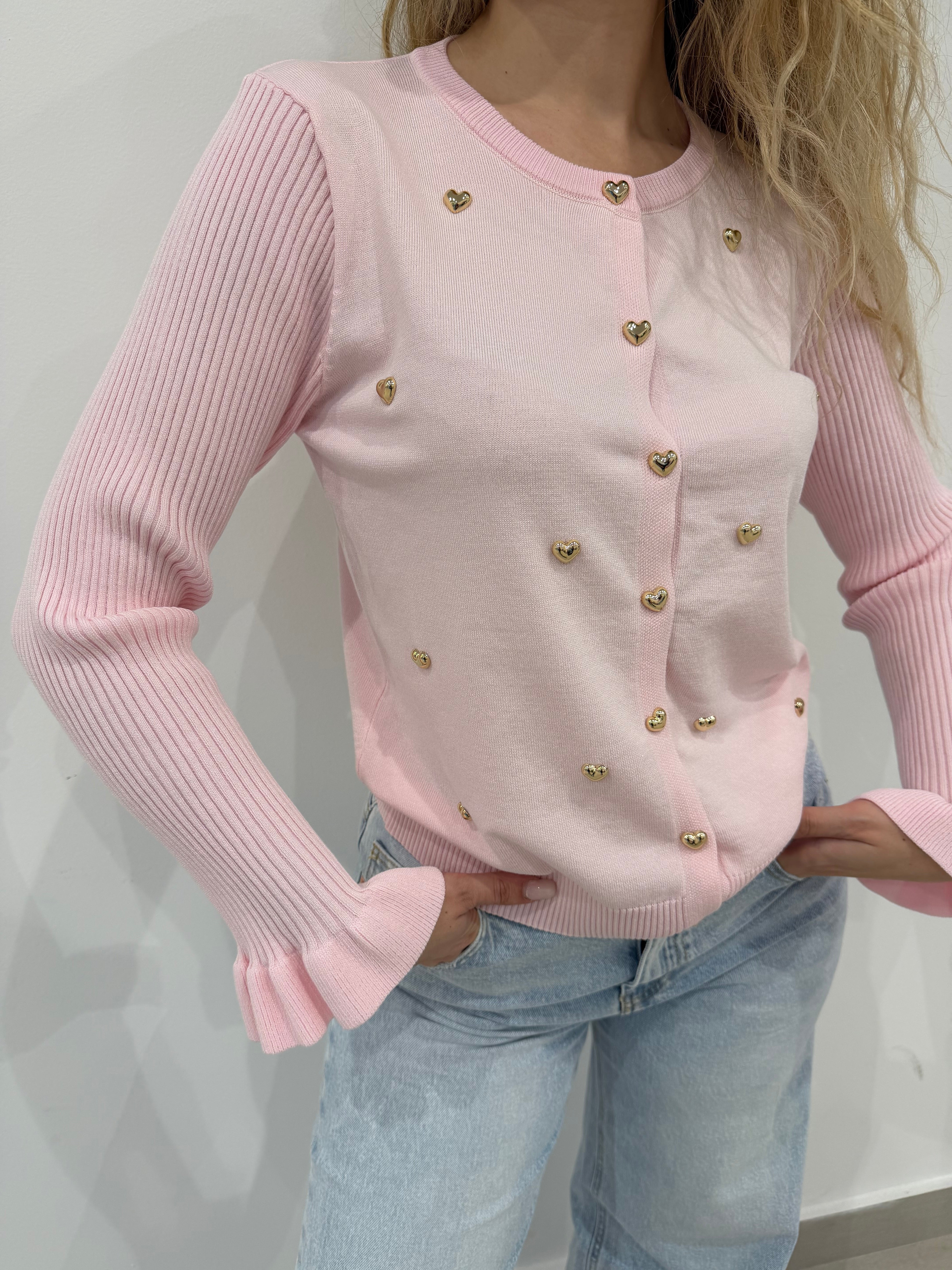 Cardigan Hearts ch9526