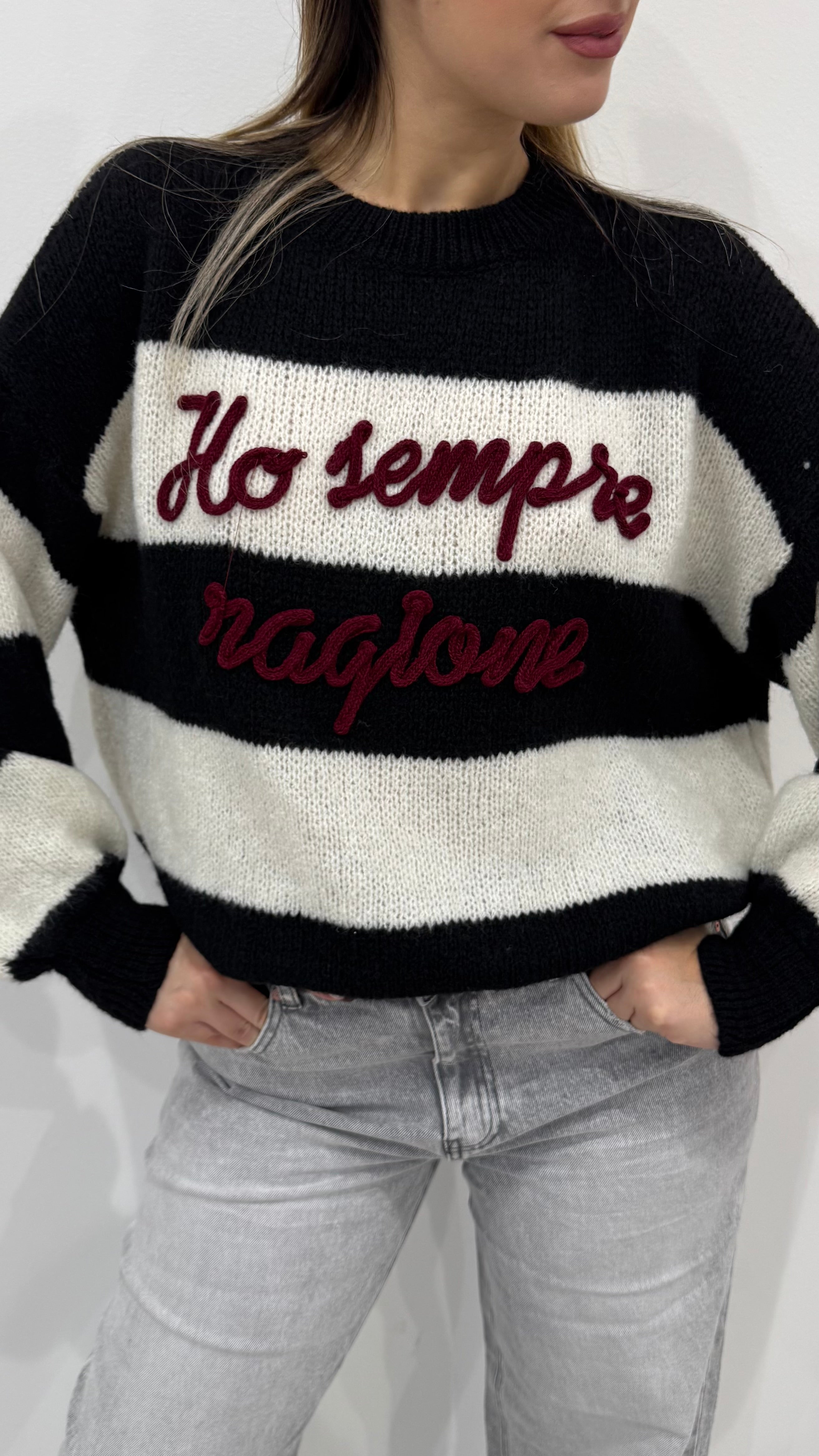 Maglioncino Ho sempre ragione a3130