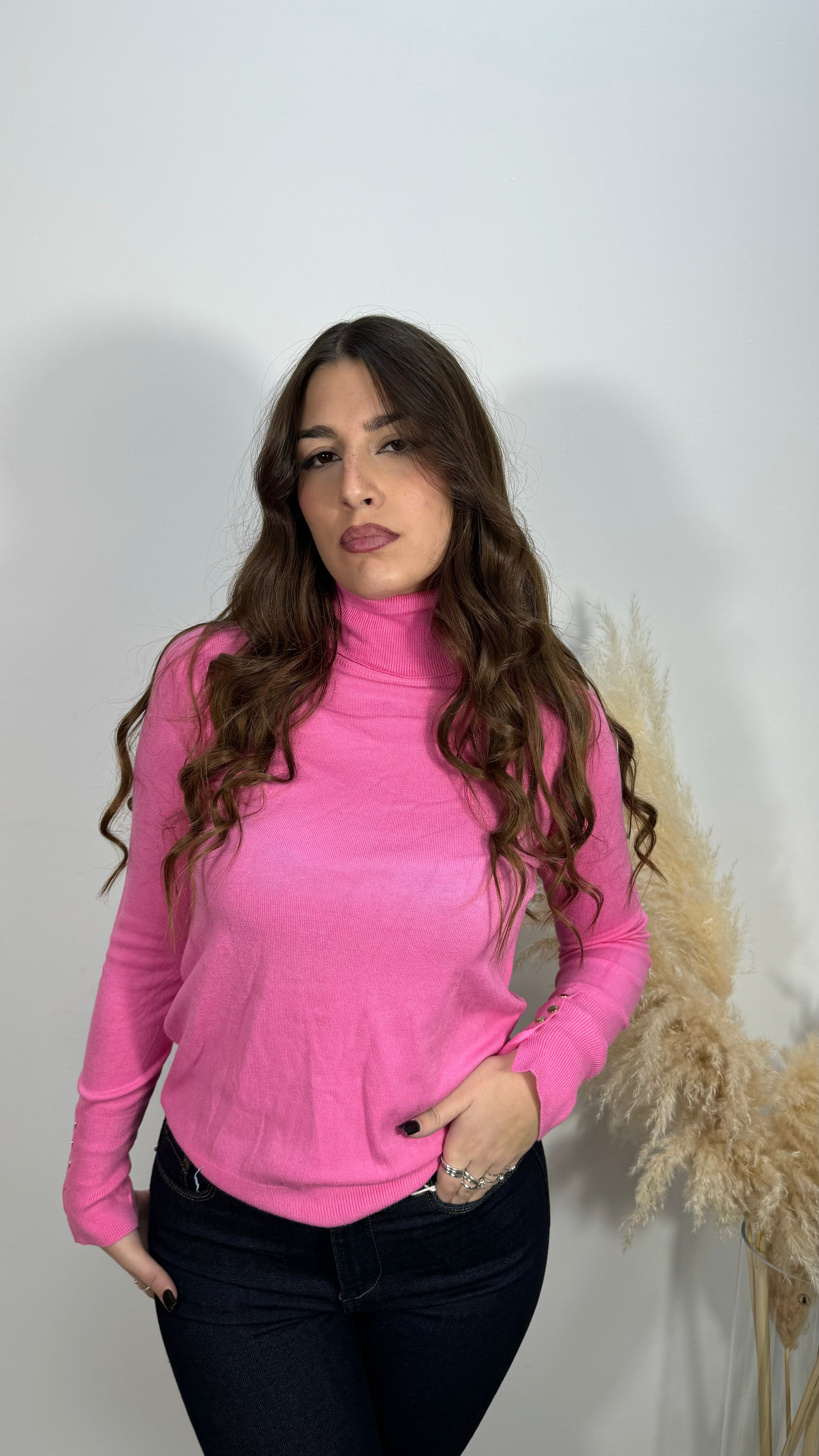 Dolcevita con bottoni 006