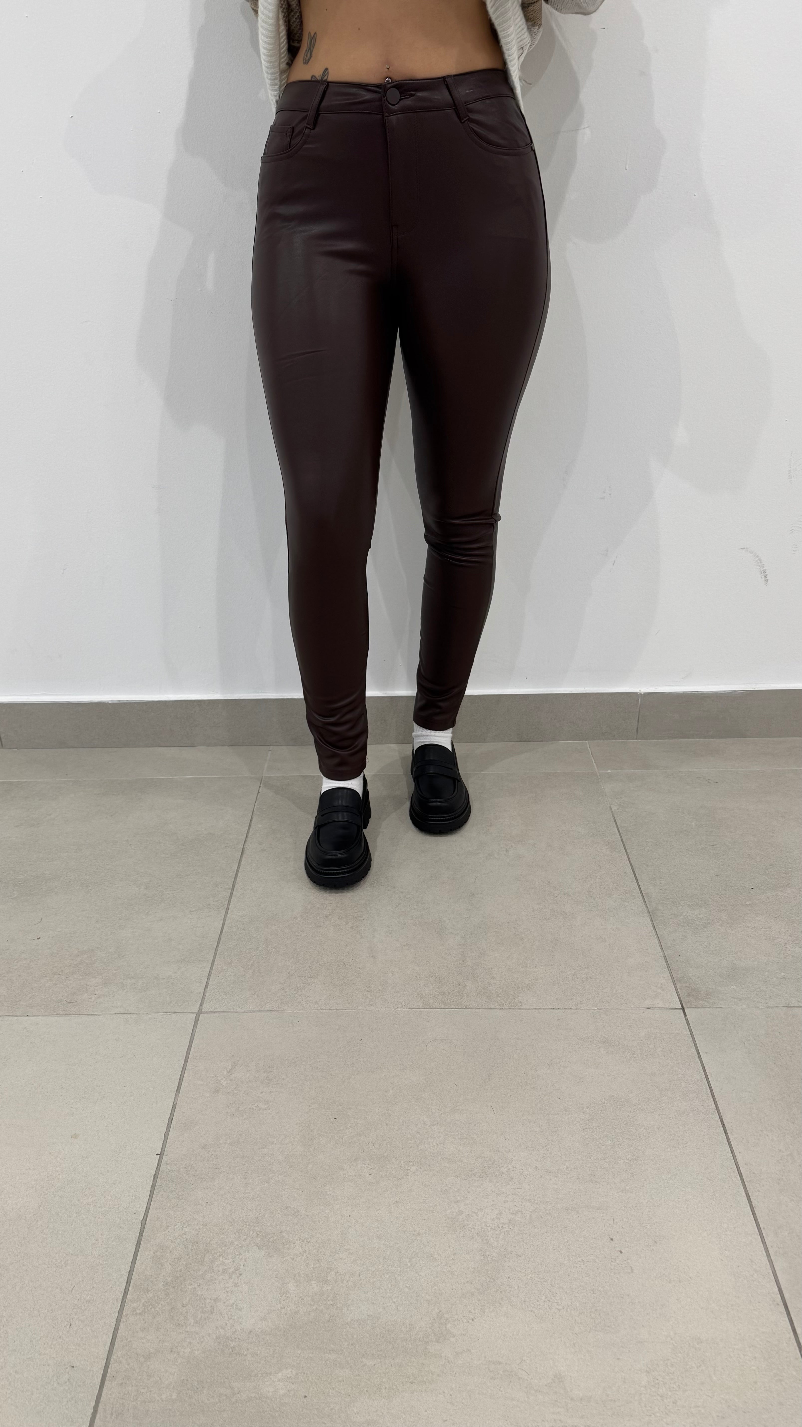 Pantalone Clelia in ecopelle 19050