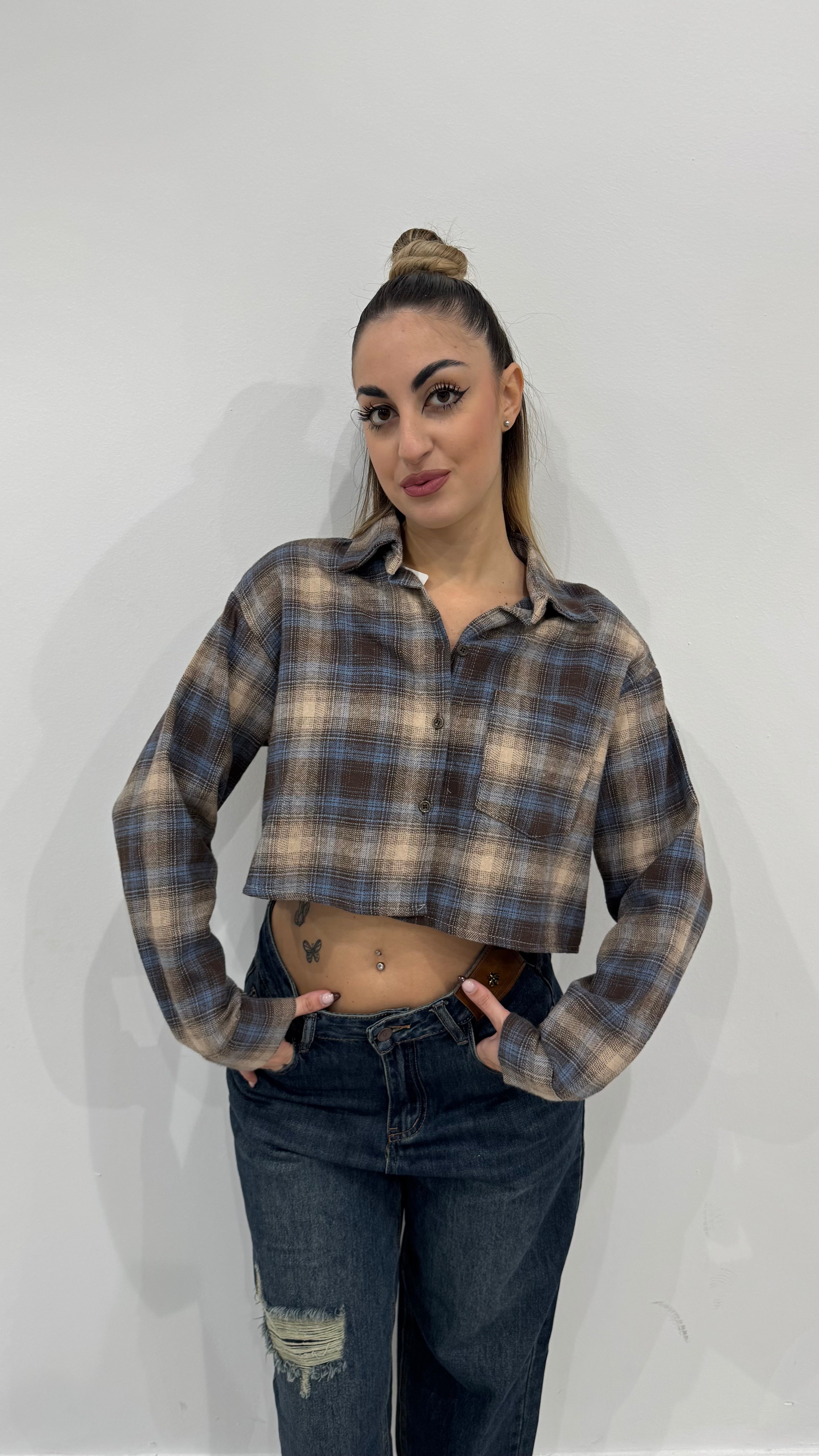 Camicia Crop Iride 25735