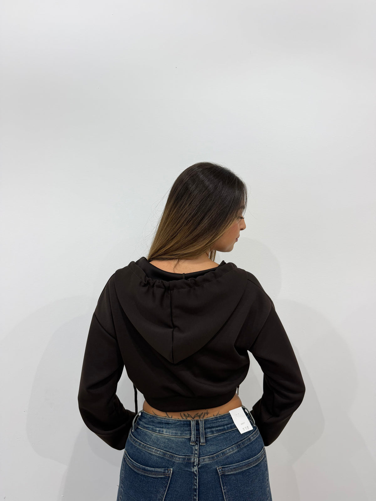 Felpa Crop 5586
