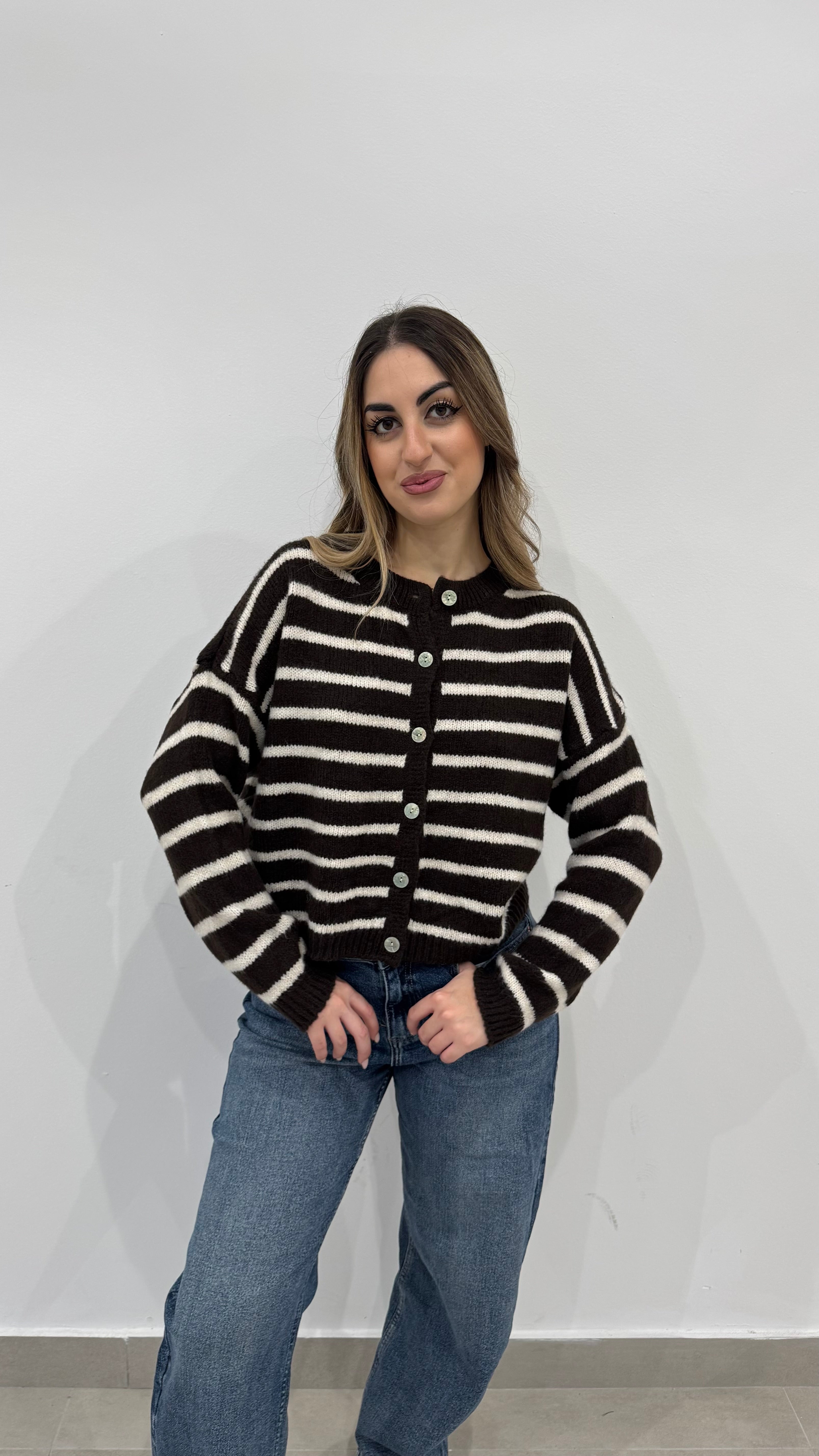 Cardigan Righe 3124