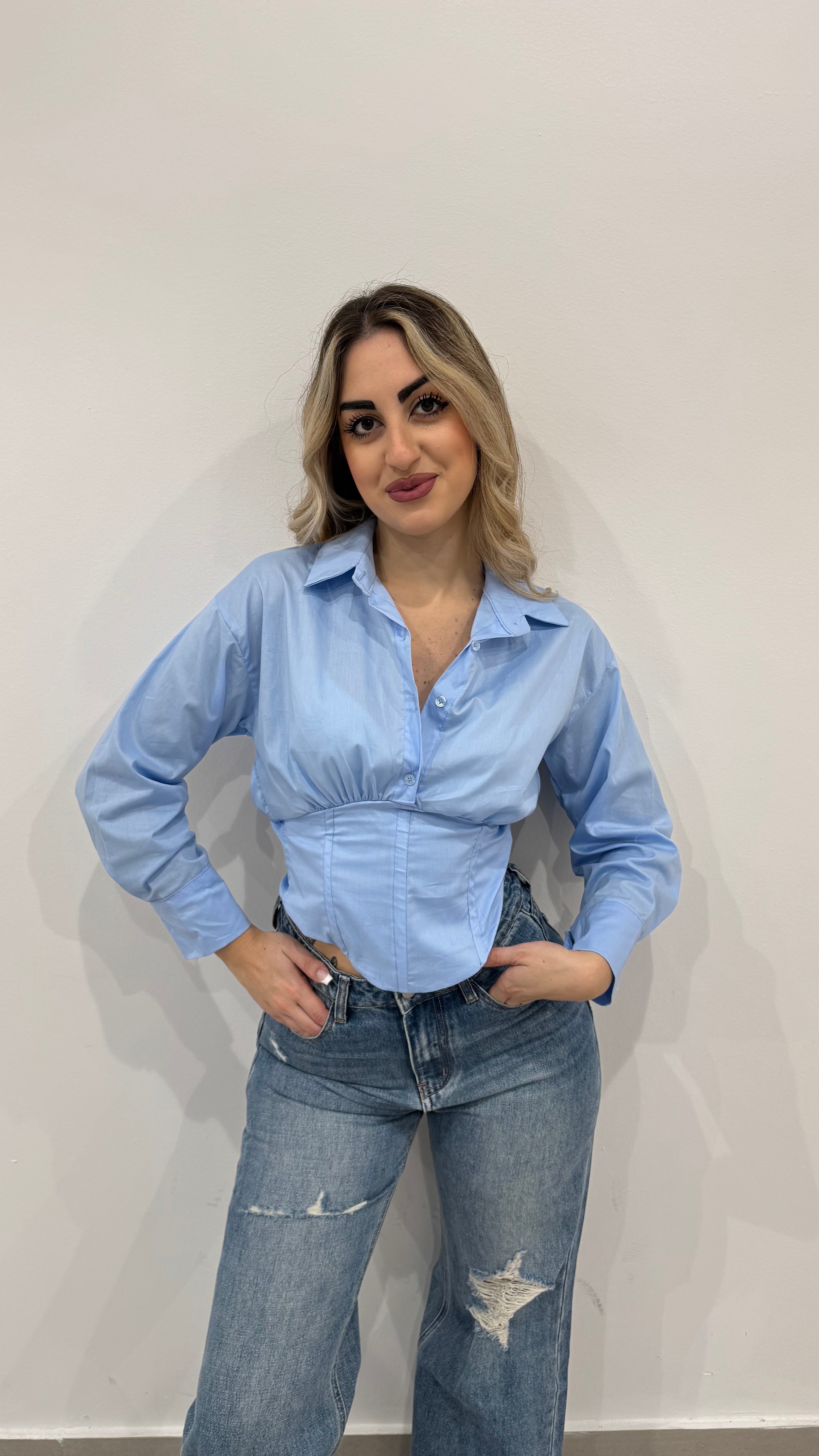 Camicia Betty Curvy nf9246-1