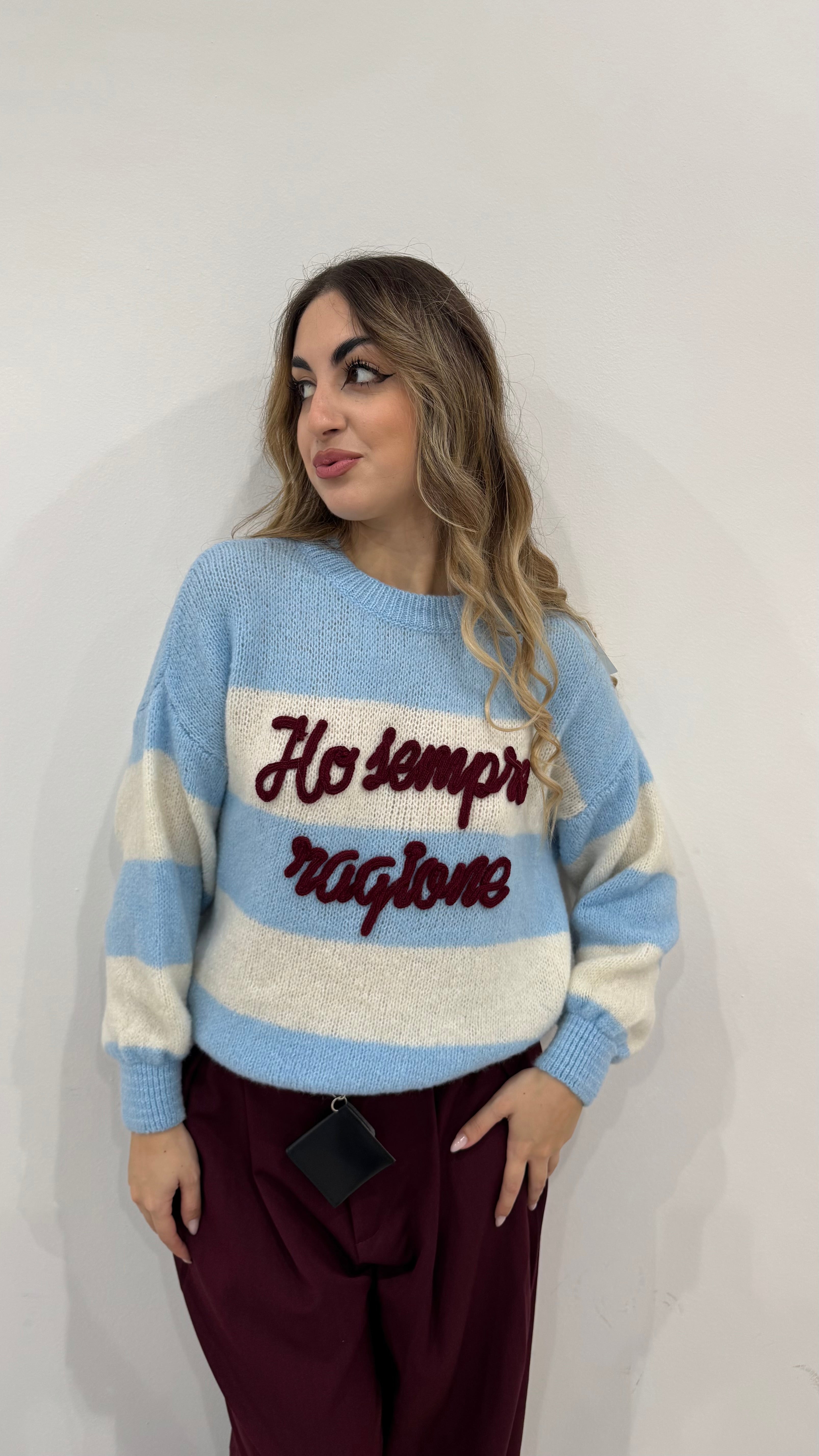 Maglioncino Ho sempre ragione a3130