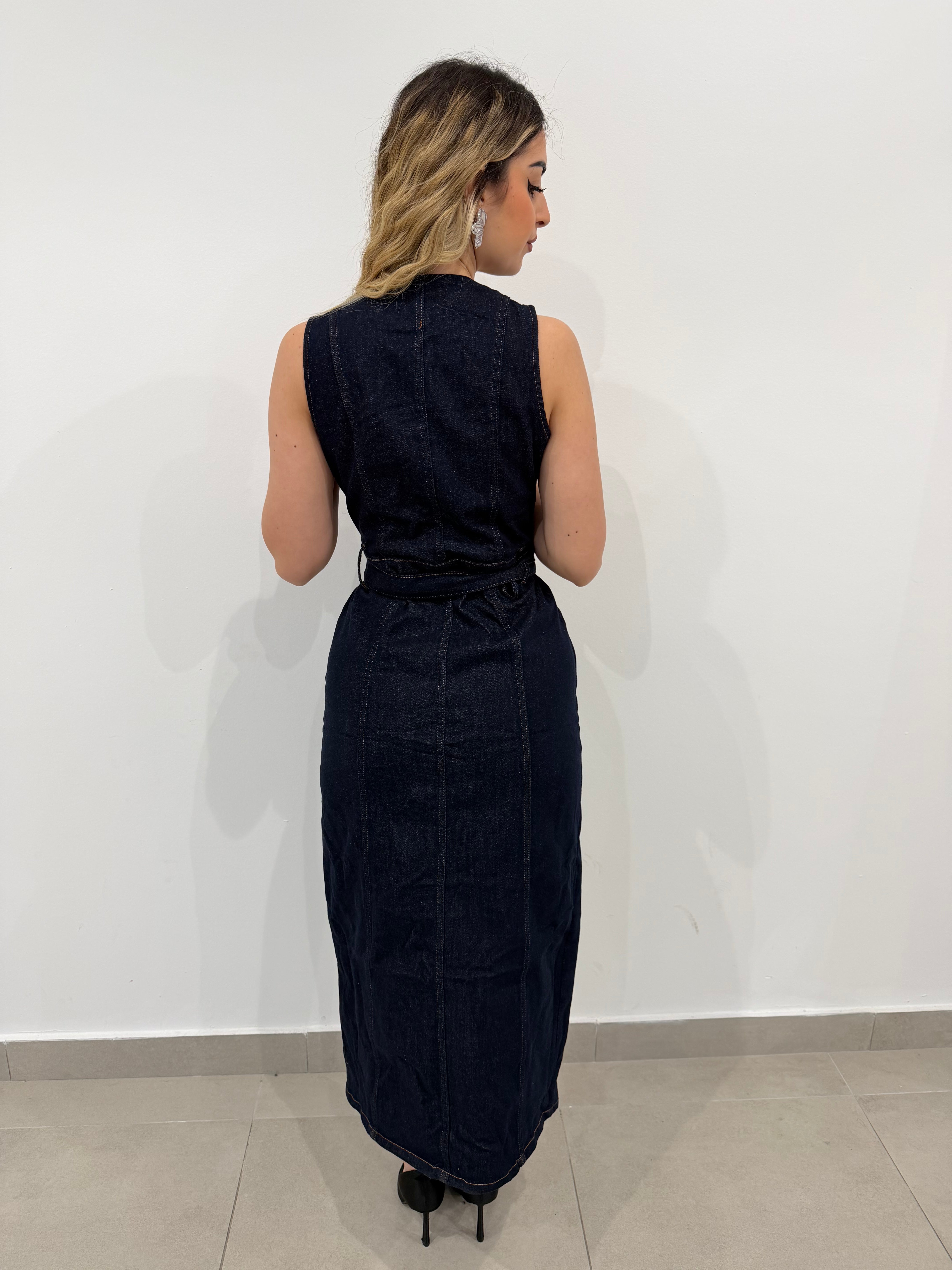 Abito in denim k908