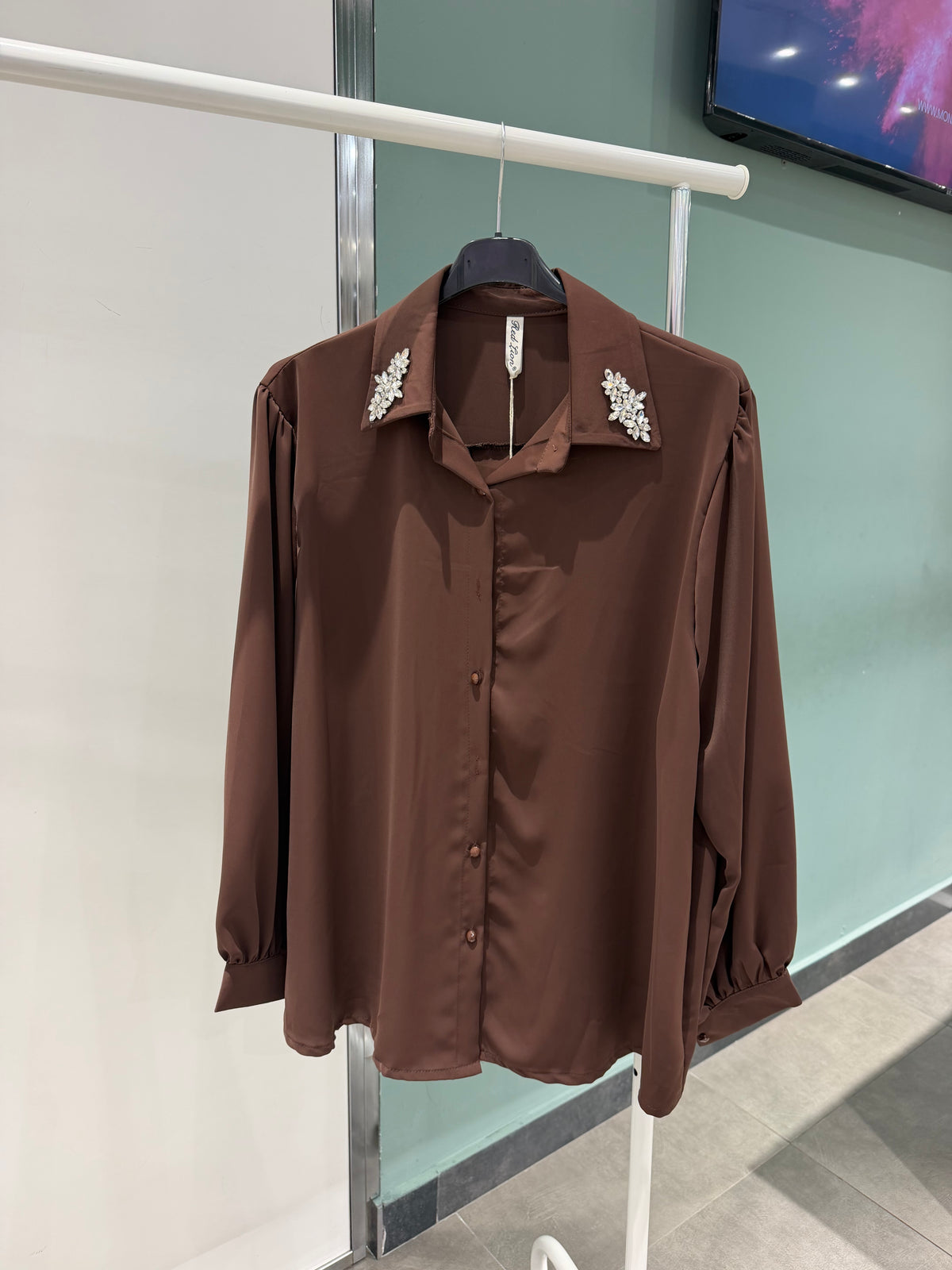 Camicia Strass Curvy 601