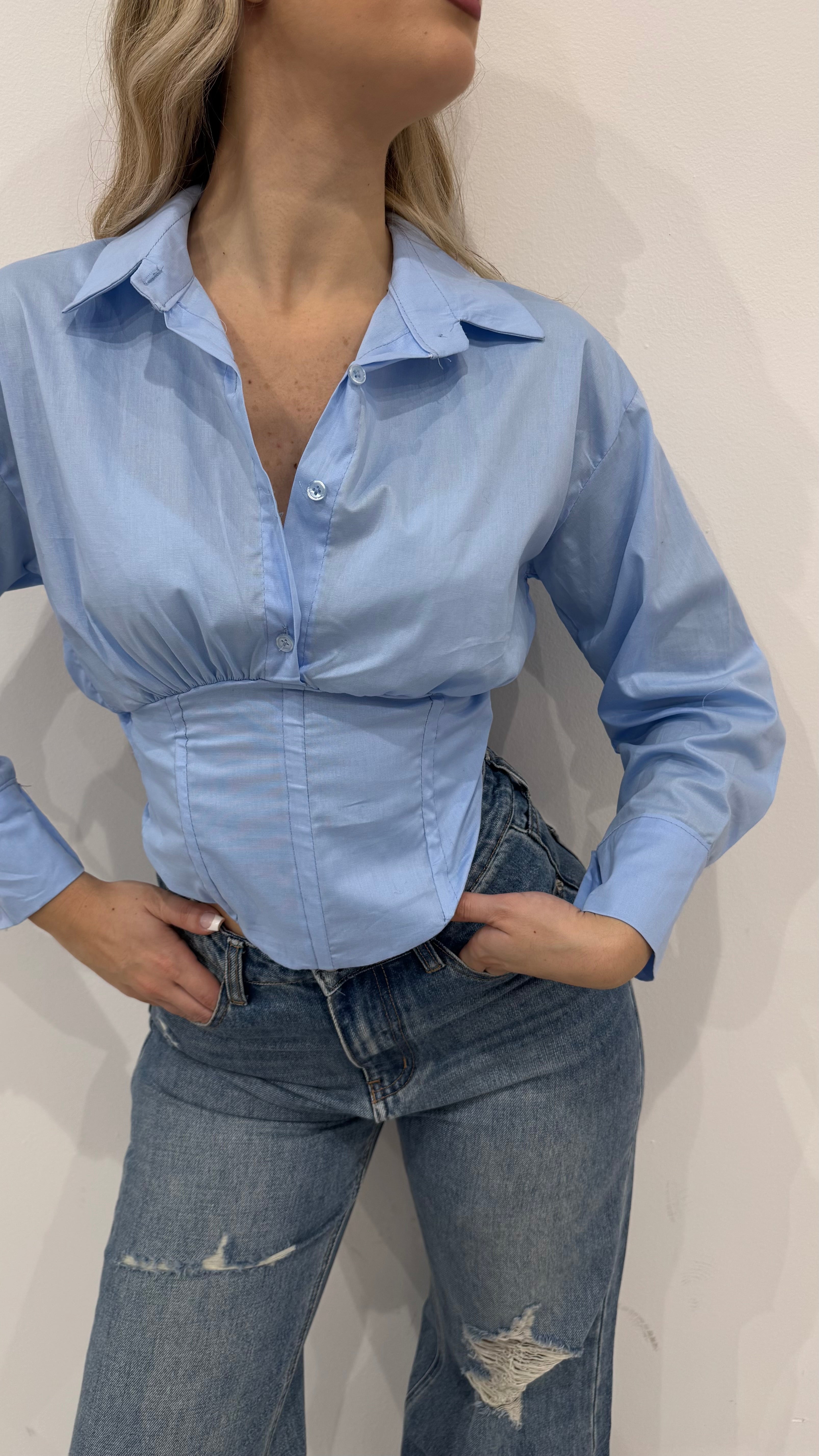 Camicia Betty Curvy nf9246-1