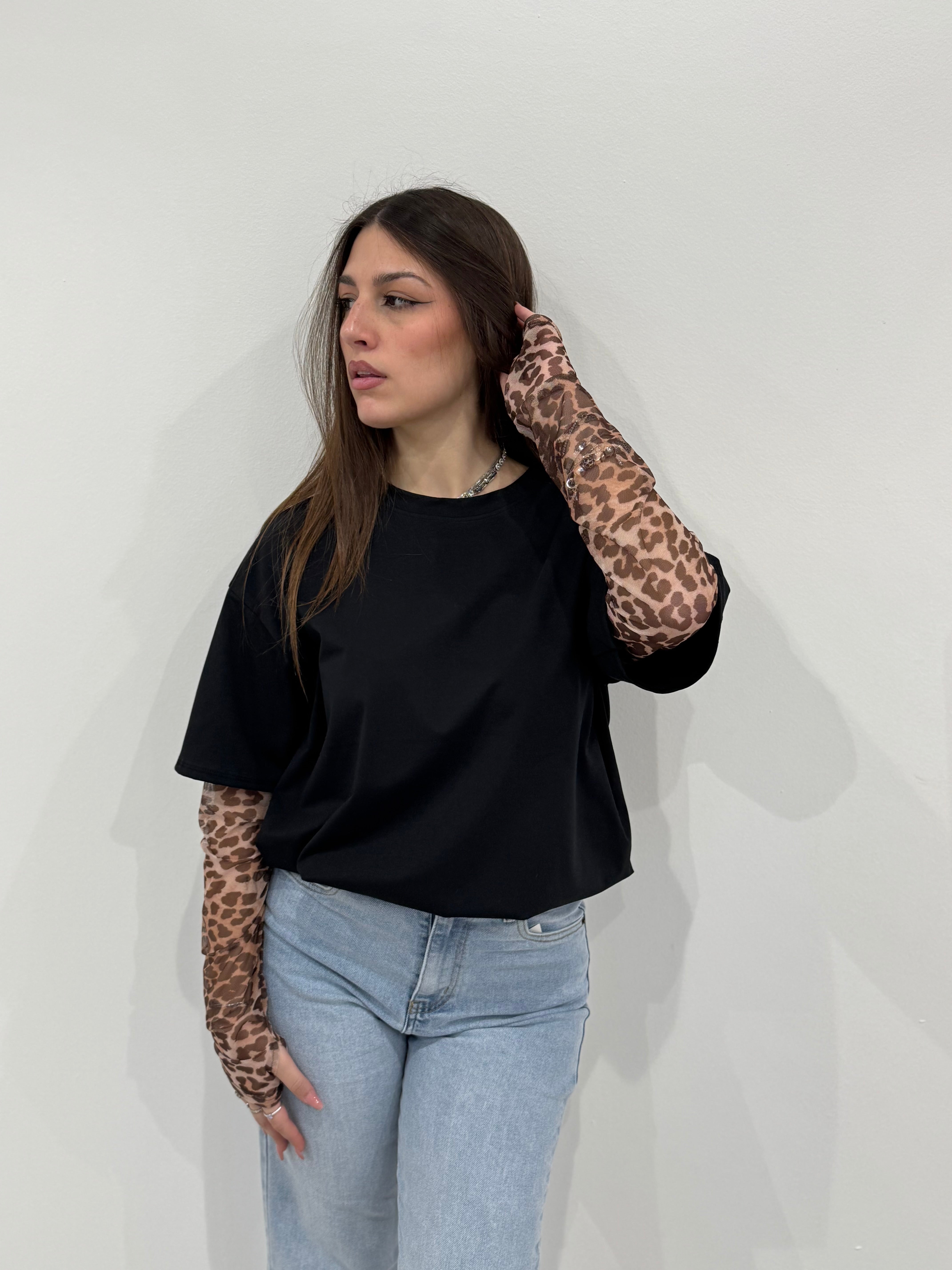 T-shirt leopard 8516