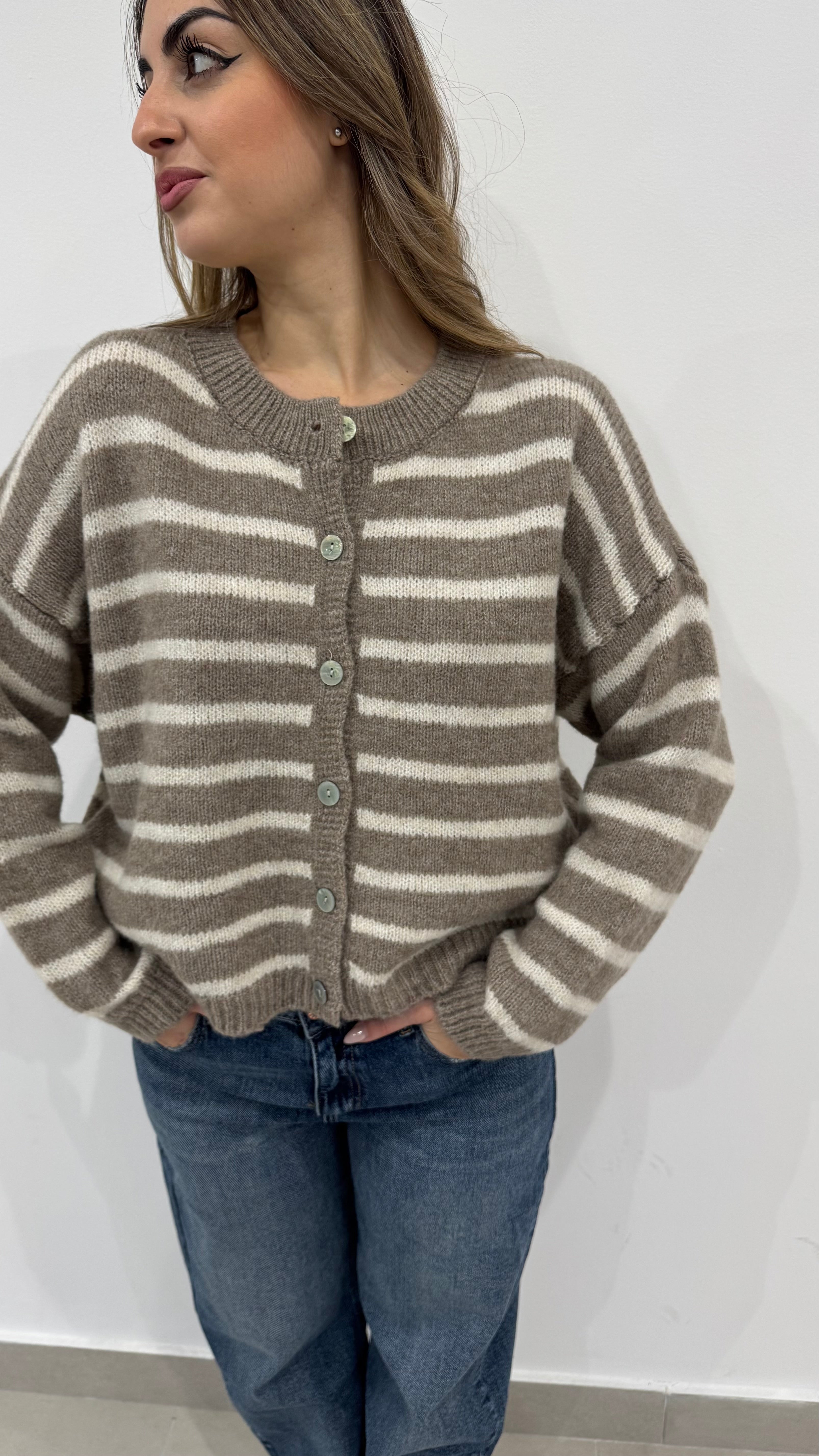 Cardigan Righe 3124