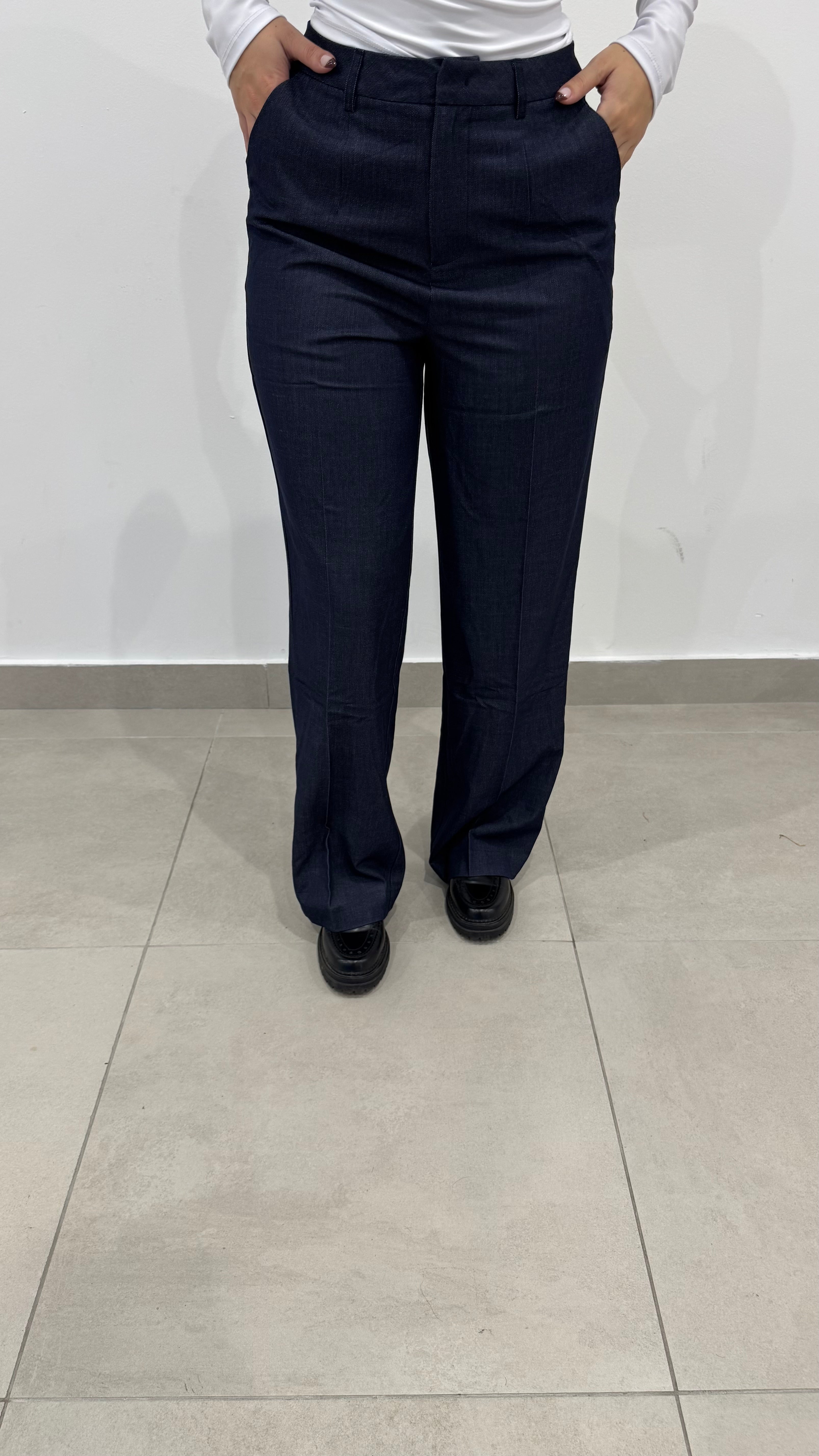 Pantalone effetto denim vs8121