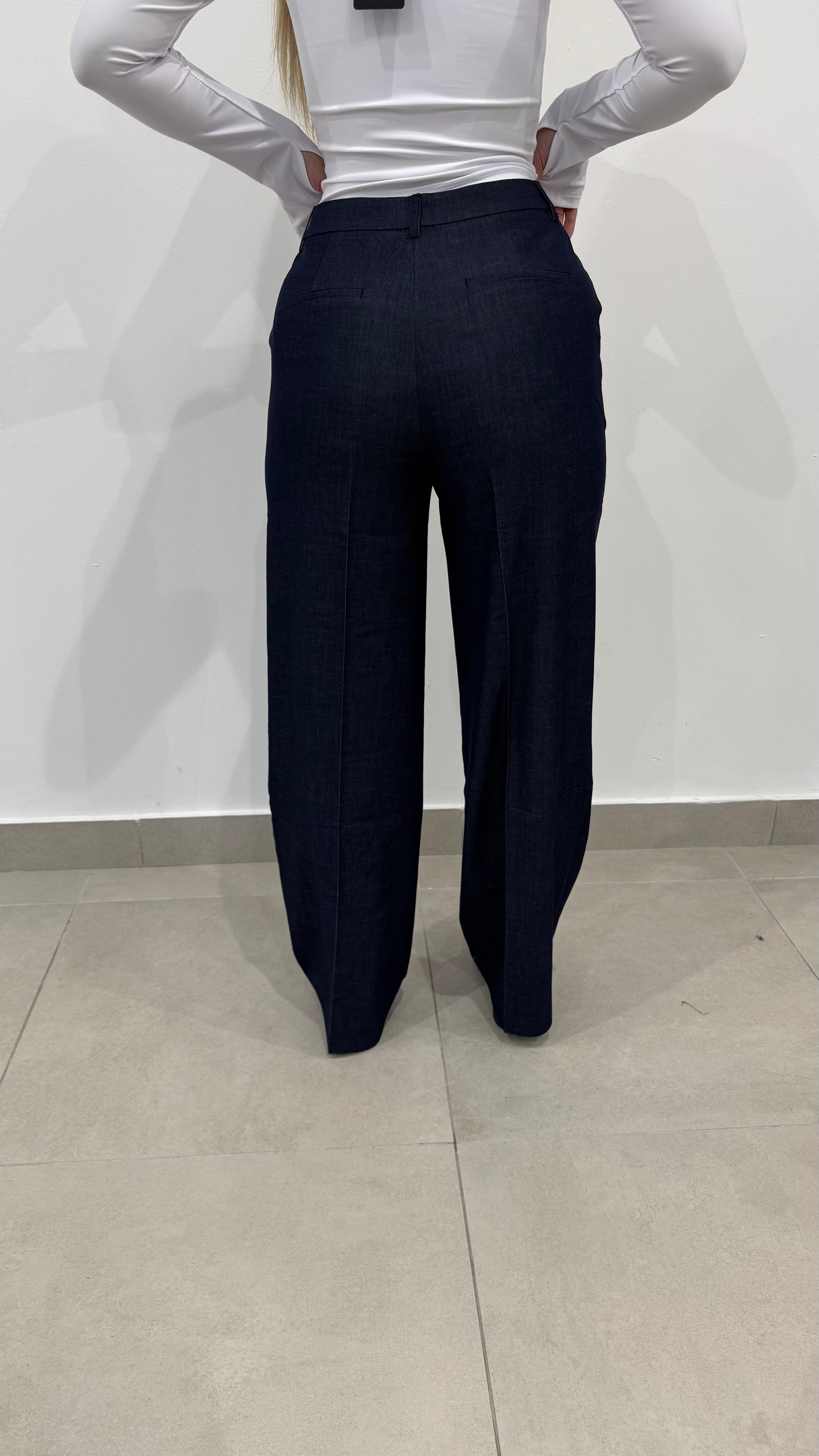 Pantalone effetto denim vs8121