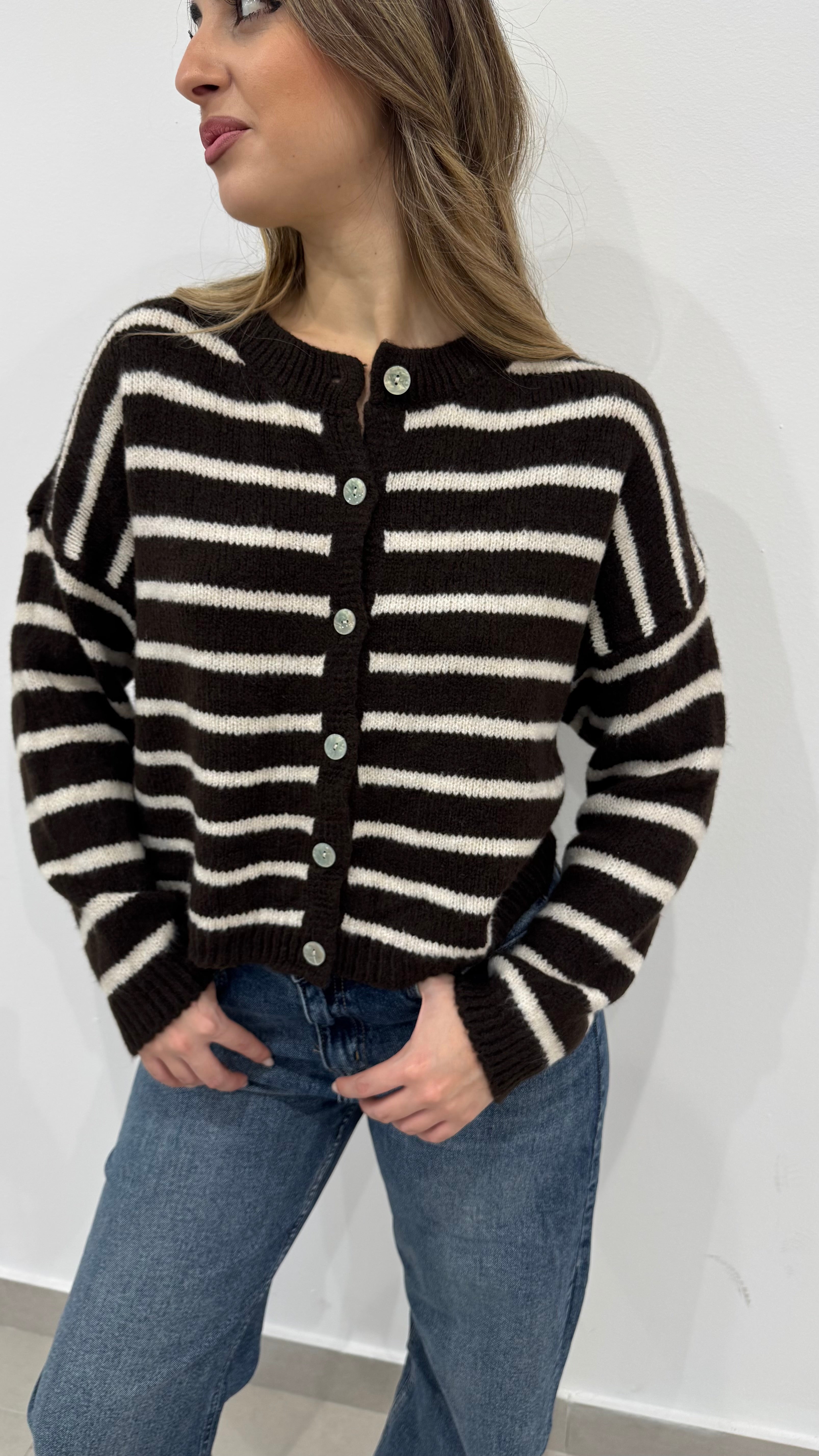 Cardigan Righe 3124