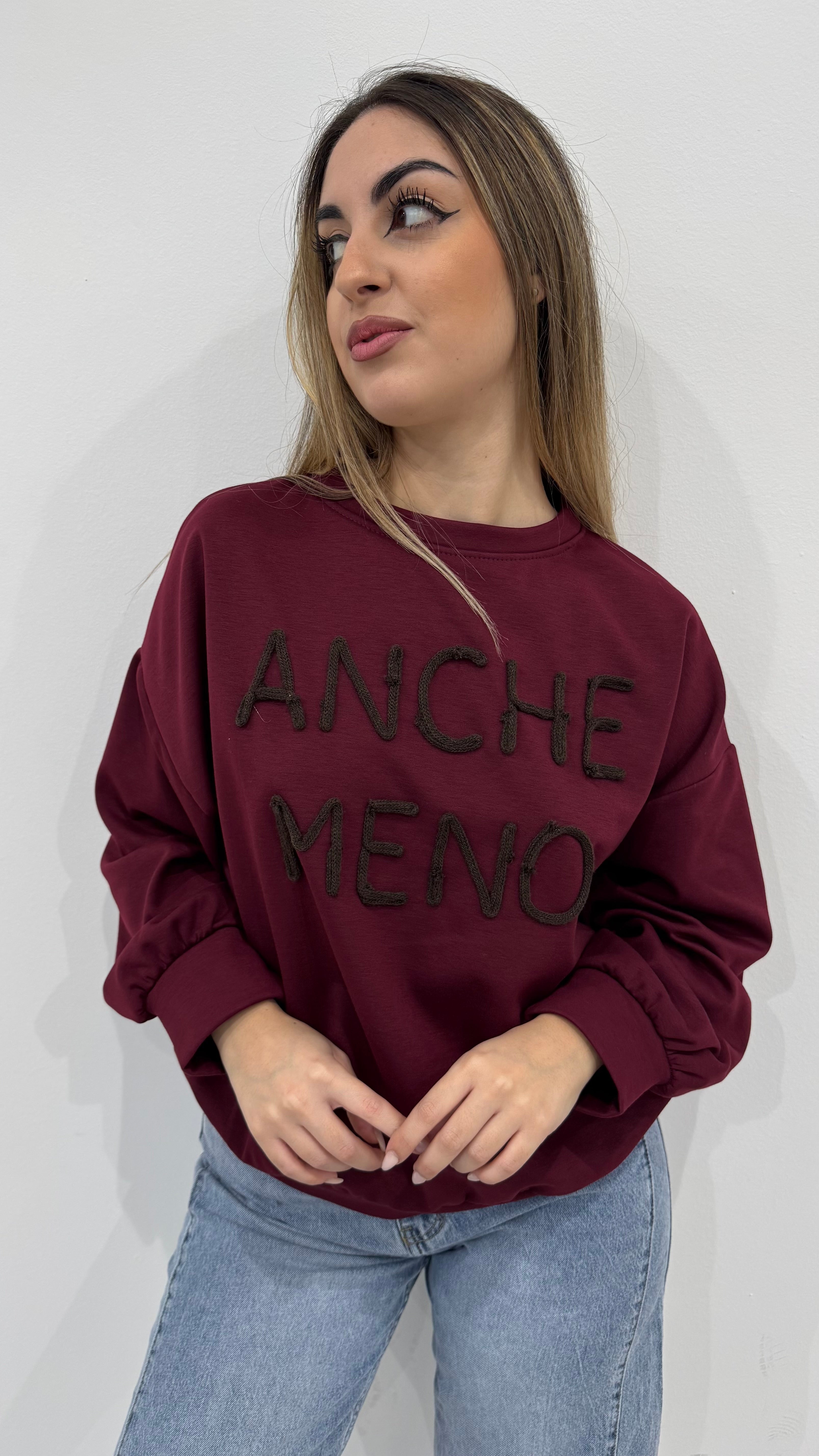 Felpa Anche Meno m6023