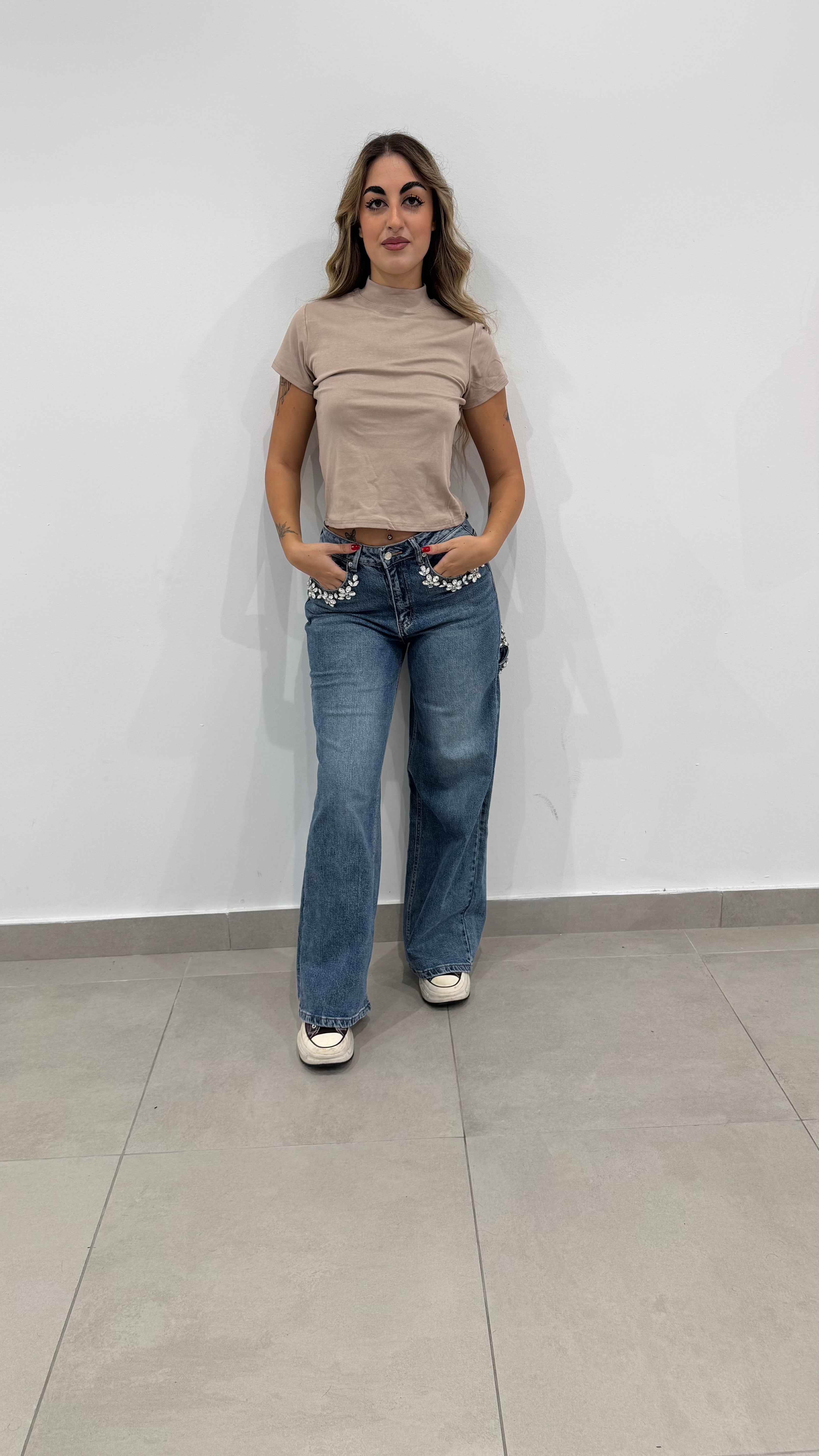 Jeans Cargo Swarovski v5022