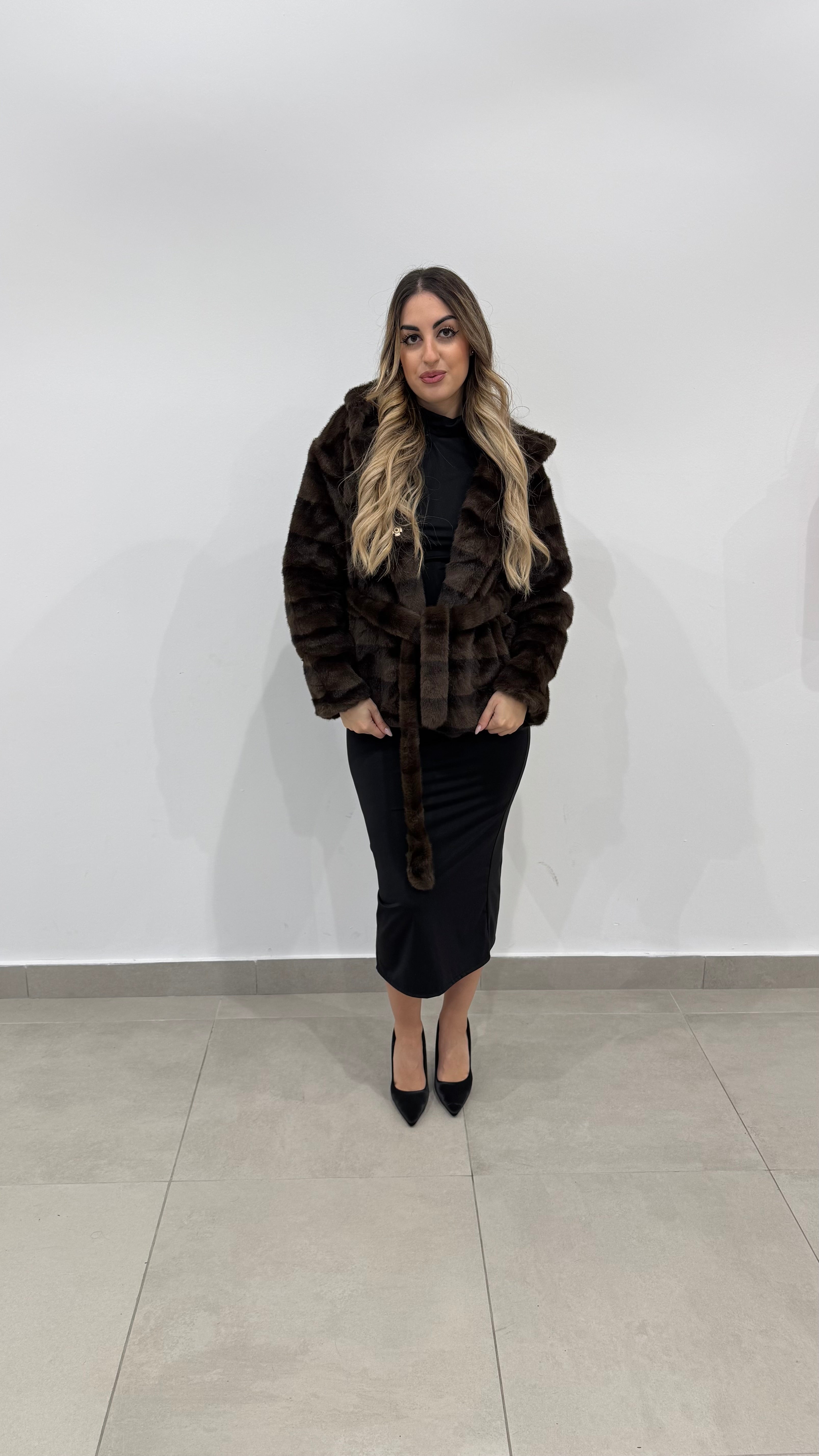 Ecopelliccia Moka pj8015